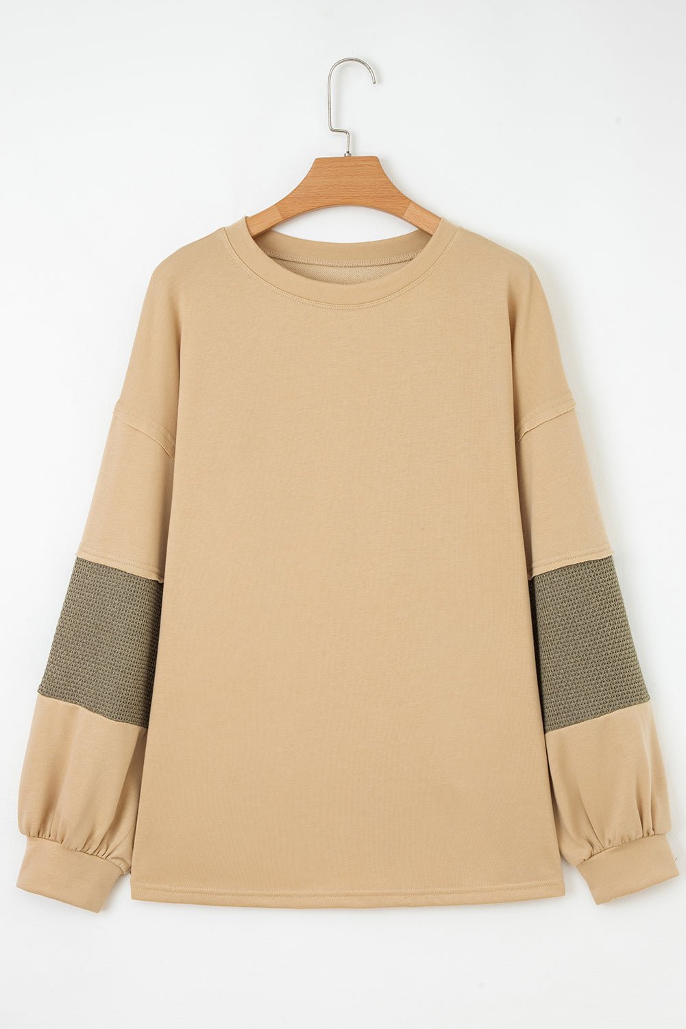 Plus Size Reverse Seam Patchwork Drop Shoulder Top - Rooted & Reckless Co.