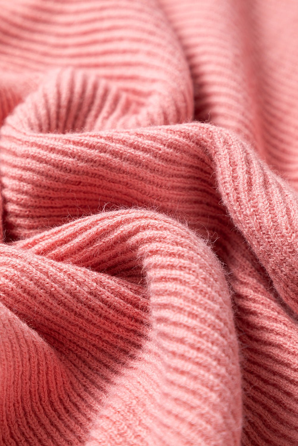 Plus Size Ribbed Knit Crewneck Poncho Sweater - Rooted & Reckless Co.