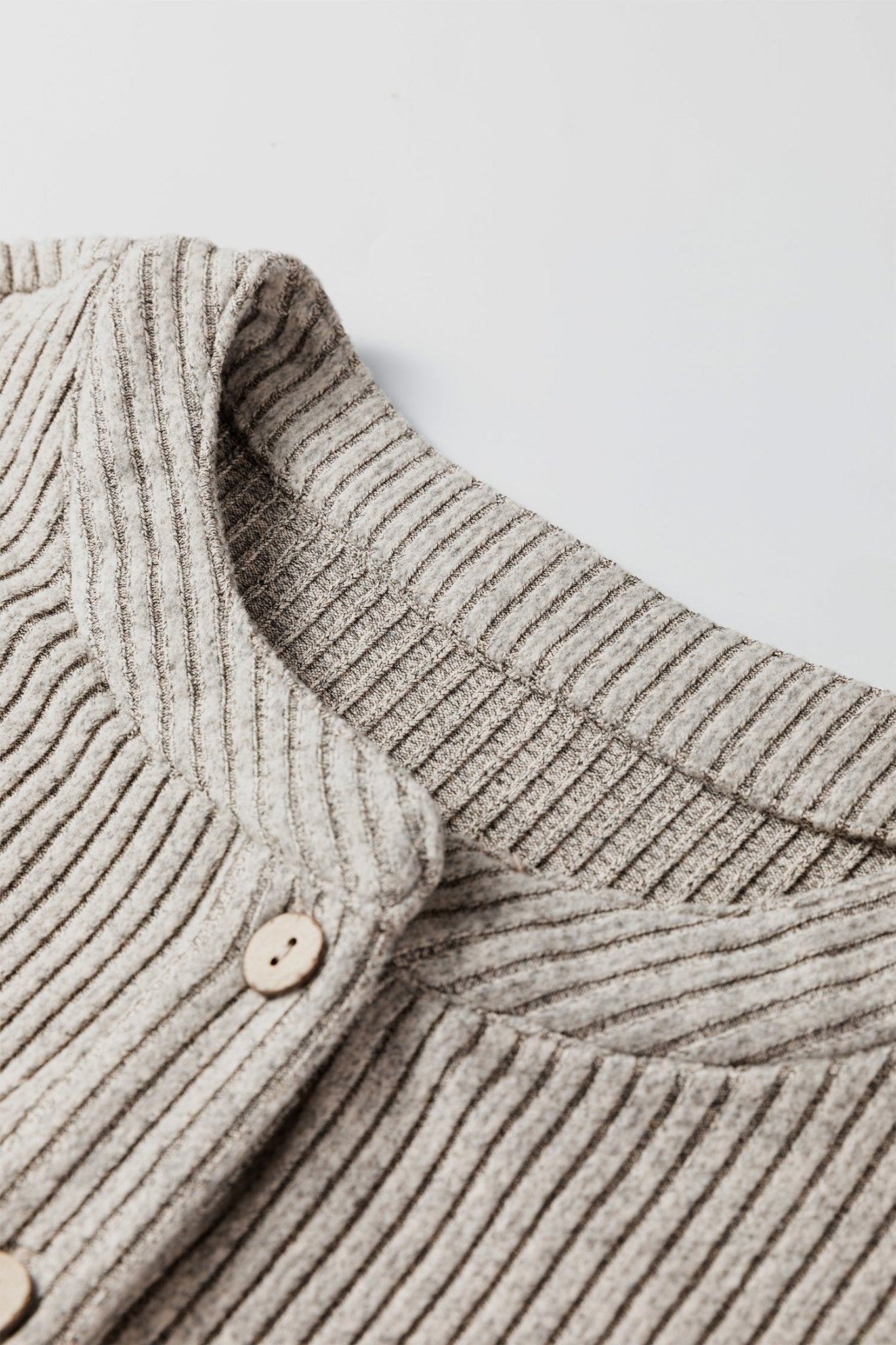 Plus Size Ribbed Knit Kangaroo Pocket Henley Top - Rooted & Reckless Co.