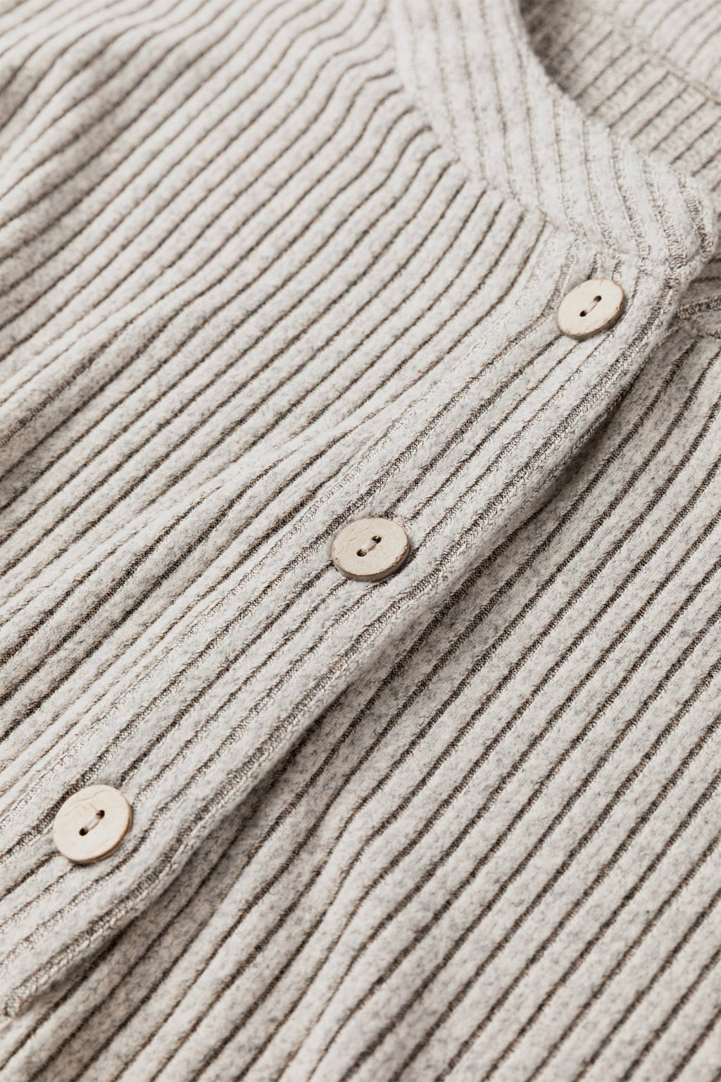 Plus Size Ribbed Knit Kangaroo Pocket Henley Top - Rooted & Reckless Co.