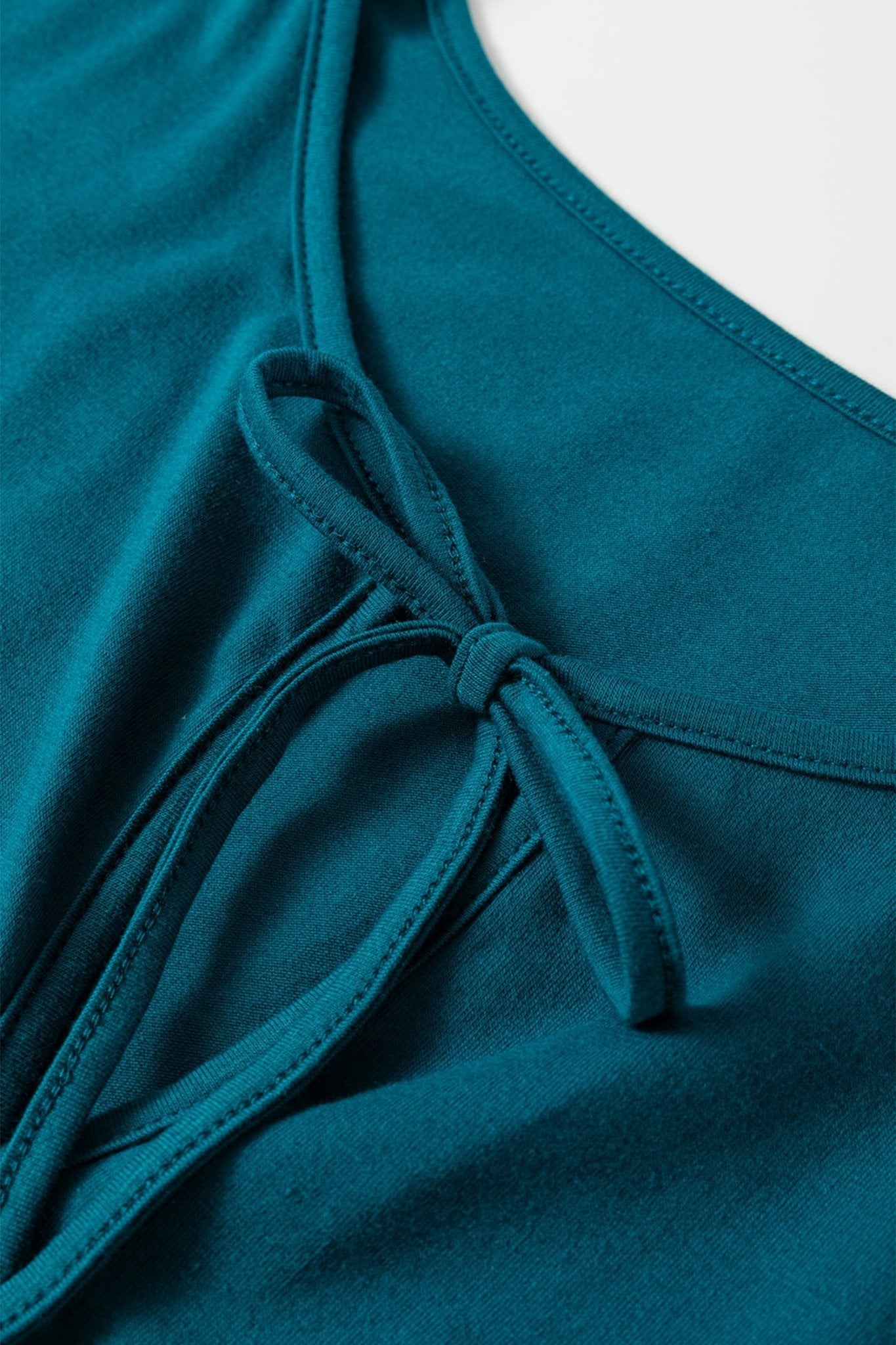Plus Size Solid Bow-Tie Peplum Tank Top - Rooted & Reckless Co.