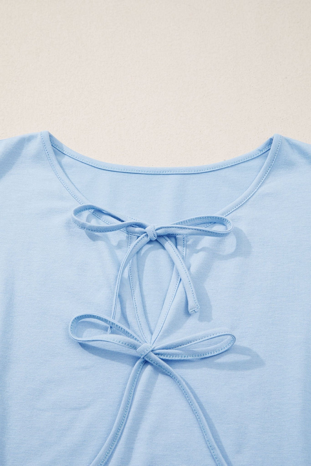 Plus Size Solid Bow-Tie Peplum Tank Top - Rooted & Reckless Co.