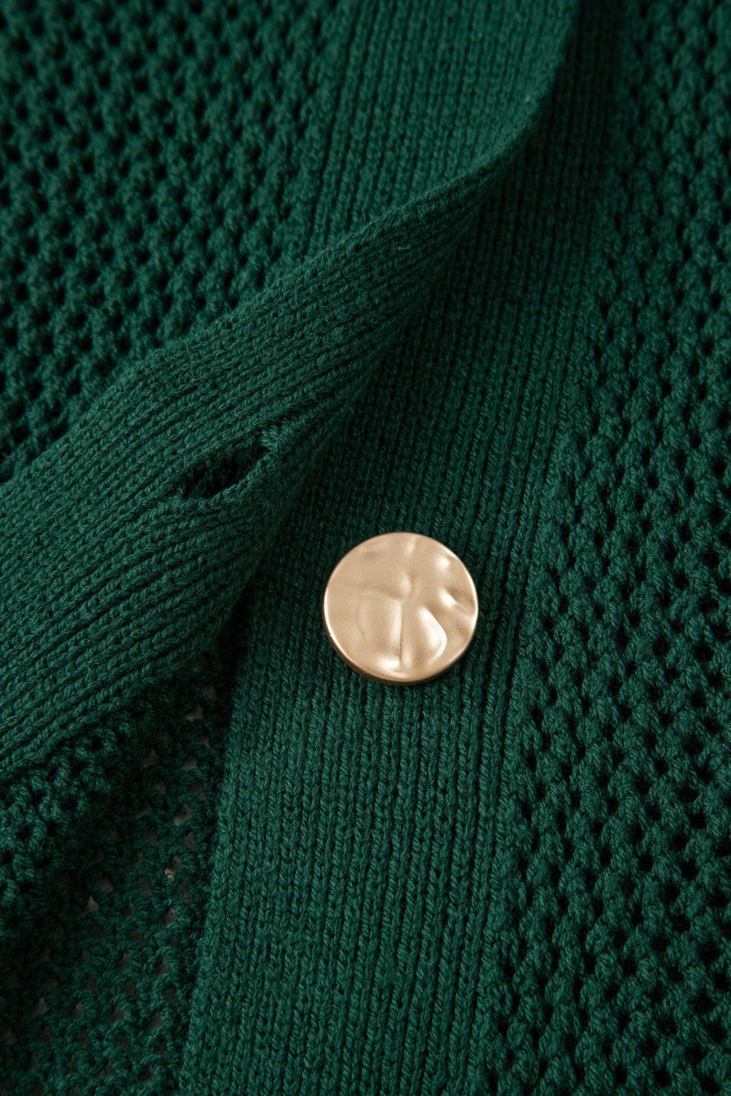 Plus Size Solid Button Front Sweater Cardigan - Rooted & Reckless Co.