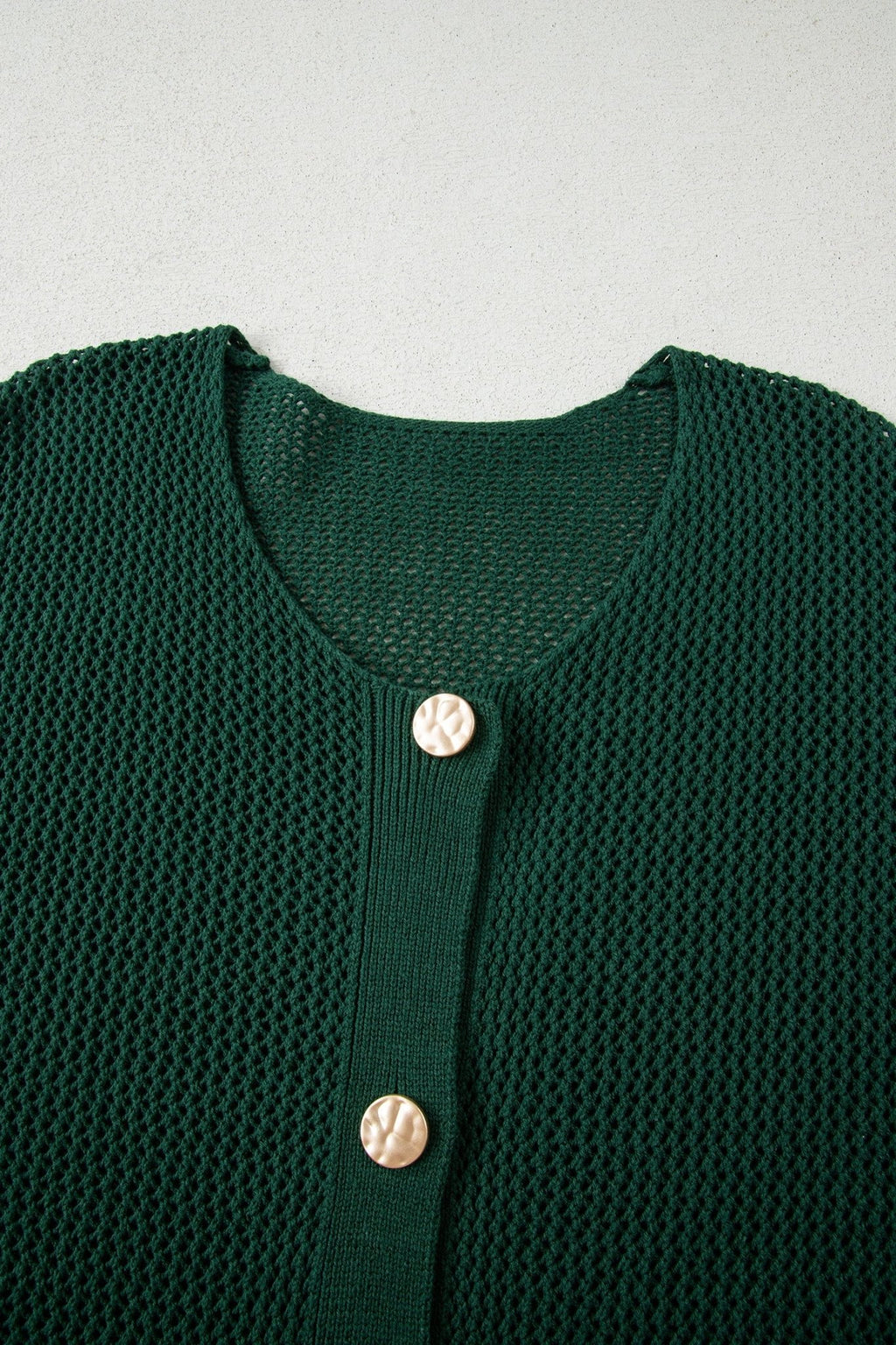 Plus Size Solid Button Front Sweater Cardigan - Rooted & Reckless Co.