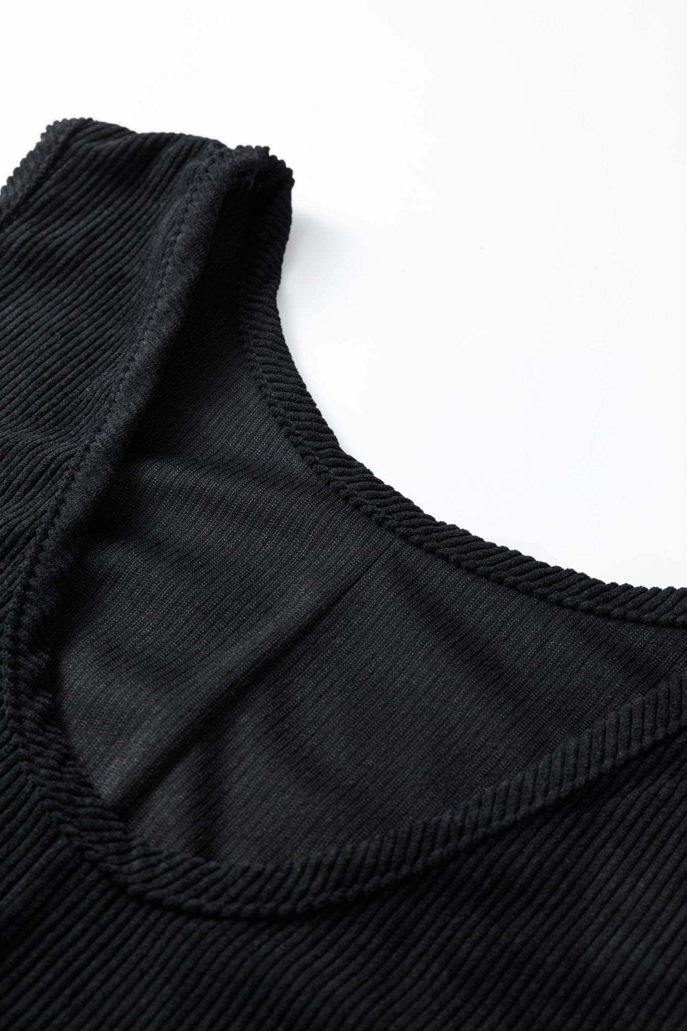 Plus Size Solid Corduroy Sleeveless Mini Dress - Rooted & Reckless Co.