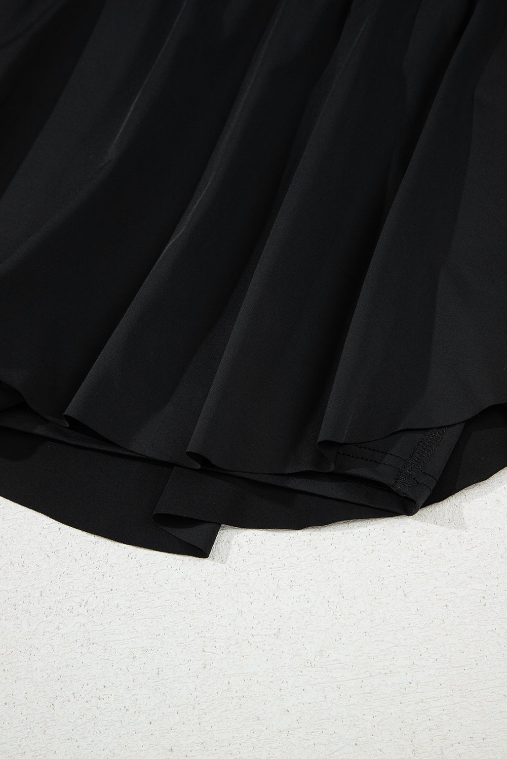 Plus Size Solid Drawstring Waist Lined Skort - Rooted & Reckless Co.