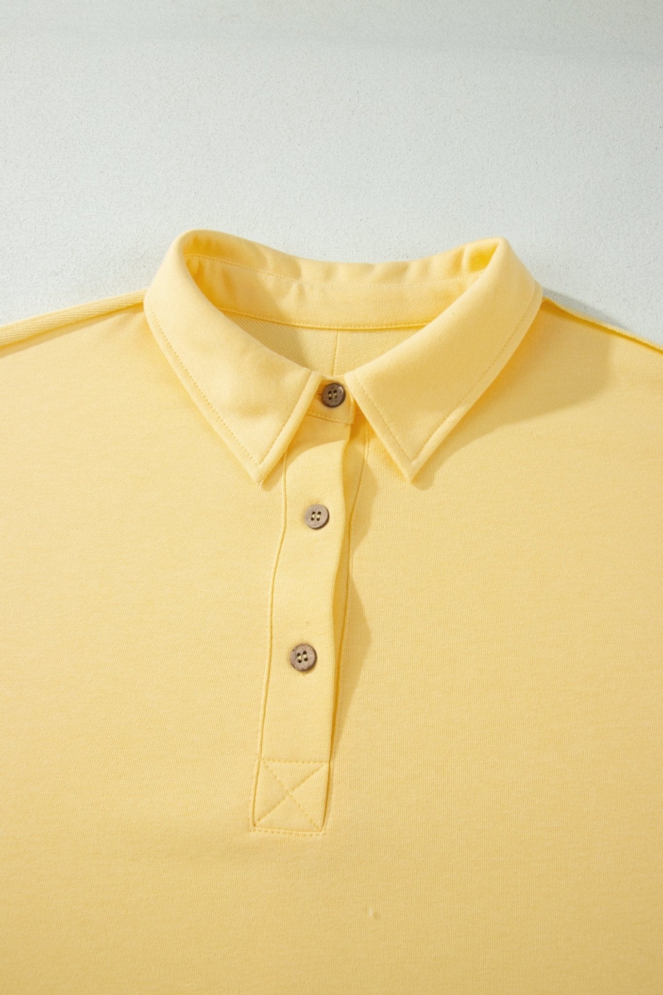 Plus Size Solid Polo Tee & Elastic Waist Shorts - Rooted & Reckless Co.