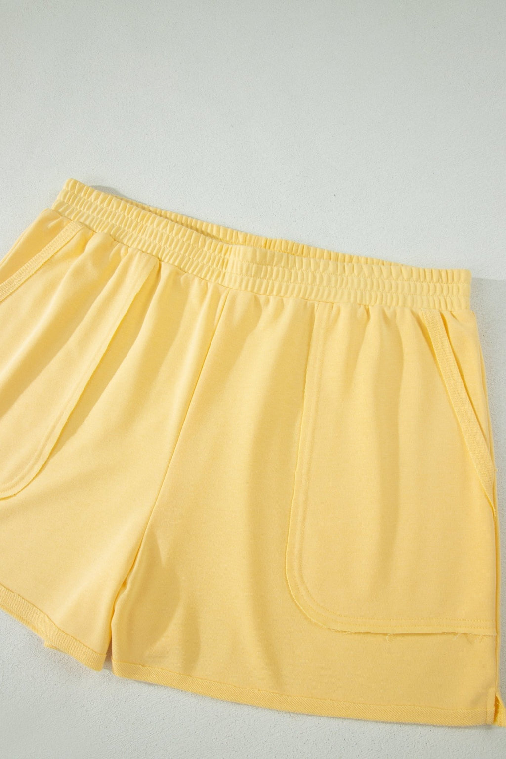 Plus Size Solid Polo Tee & Elastic Waist Shorts - Rooted & Reckless Co.