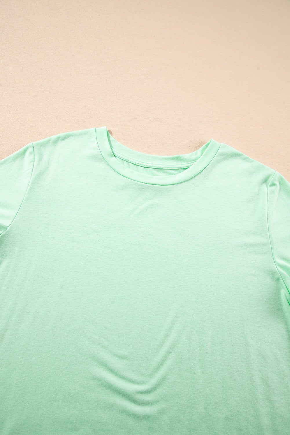 Plus Size Solid Rolled Short Sleeve T-Shirt - Rooted & Reckless Co.