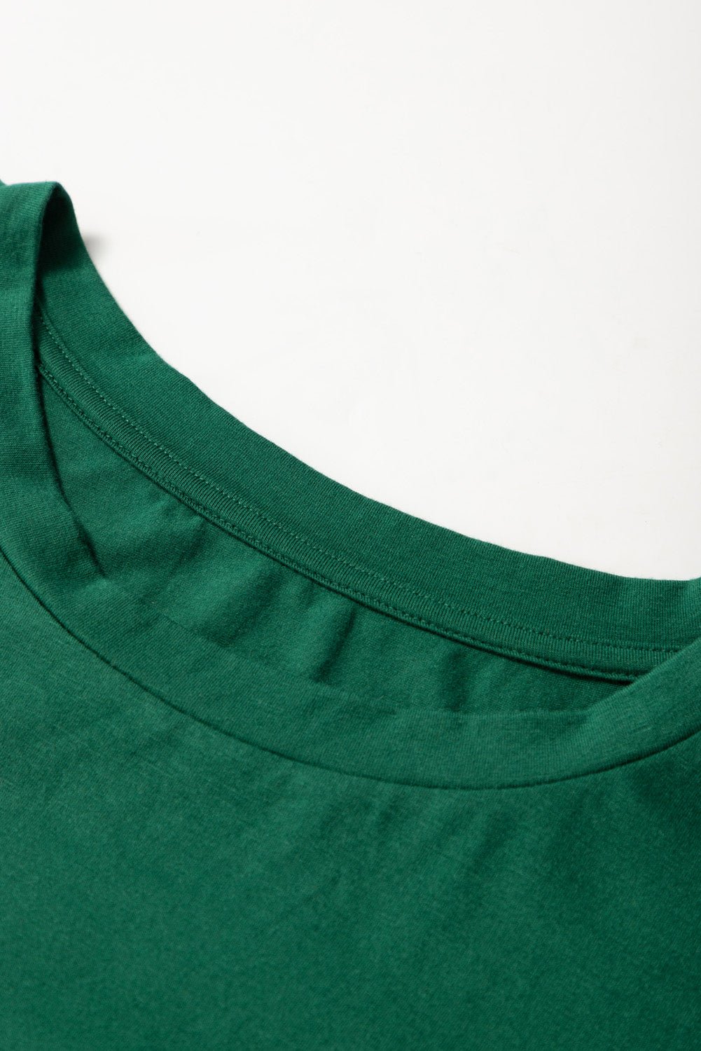 Plus Size Solid Rolled Short Sleeve T-Shirt - Rooted & Reckless Co.