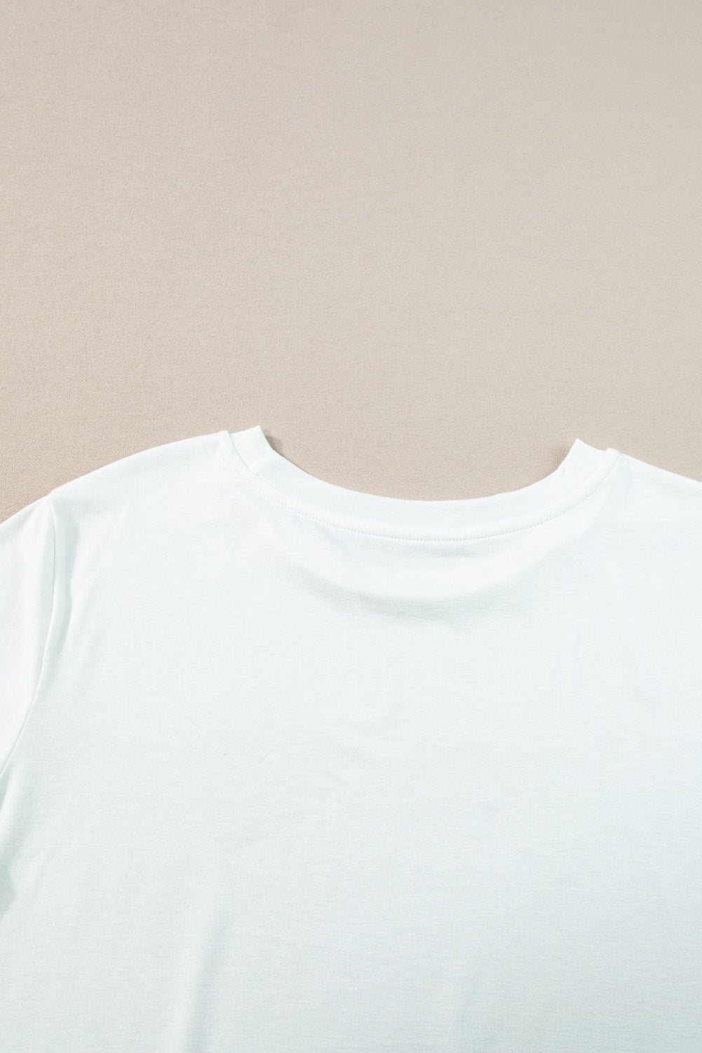 Plus Size Solid Rolled Short Sleeve T-Shirt - Rooted & Reckless Co.