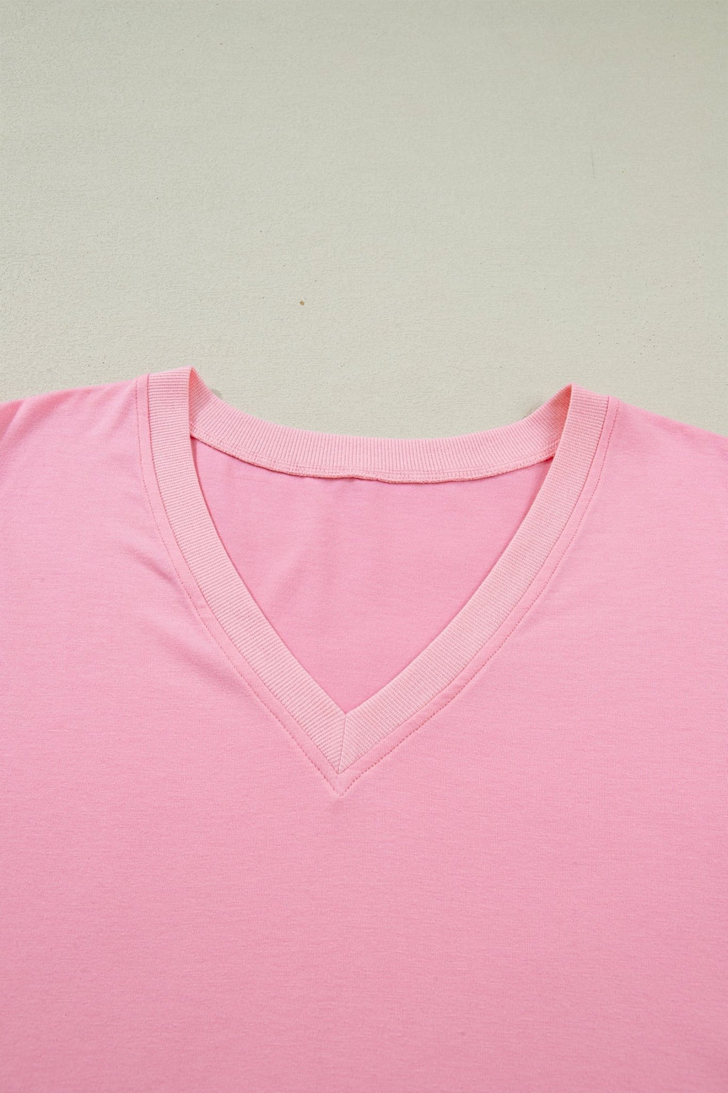 Plus Size Solid V-Neck Pleated Puff Sleeve Blouse - Rooted & Reckless Co.