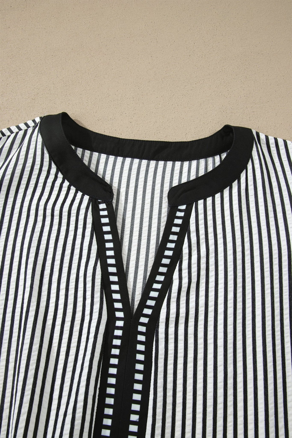 Plus Size Stripe Flutter Sleeve V-Neck Maxi Dress - Rooted & Reckless Co.