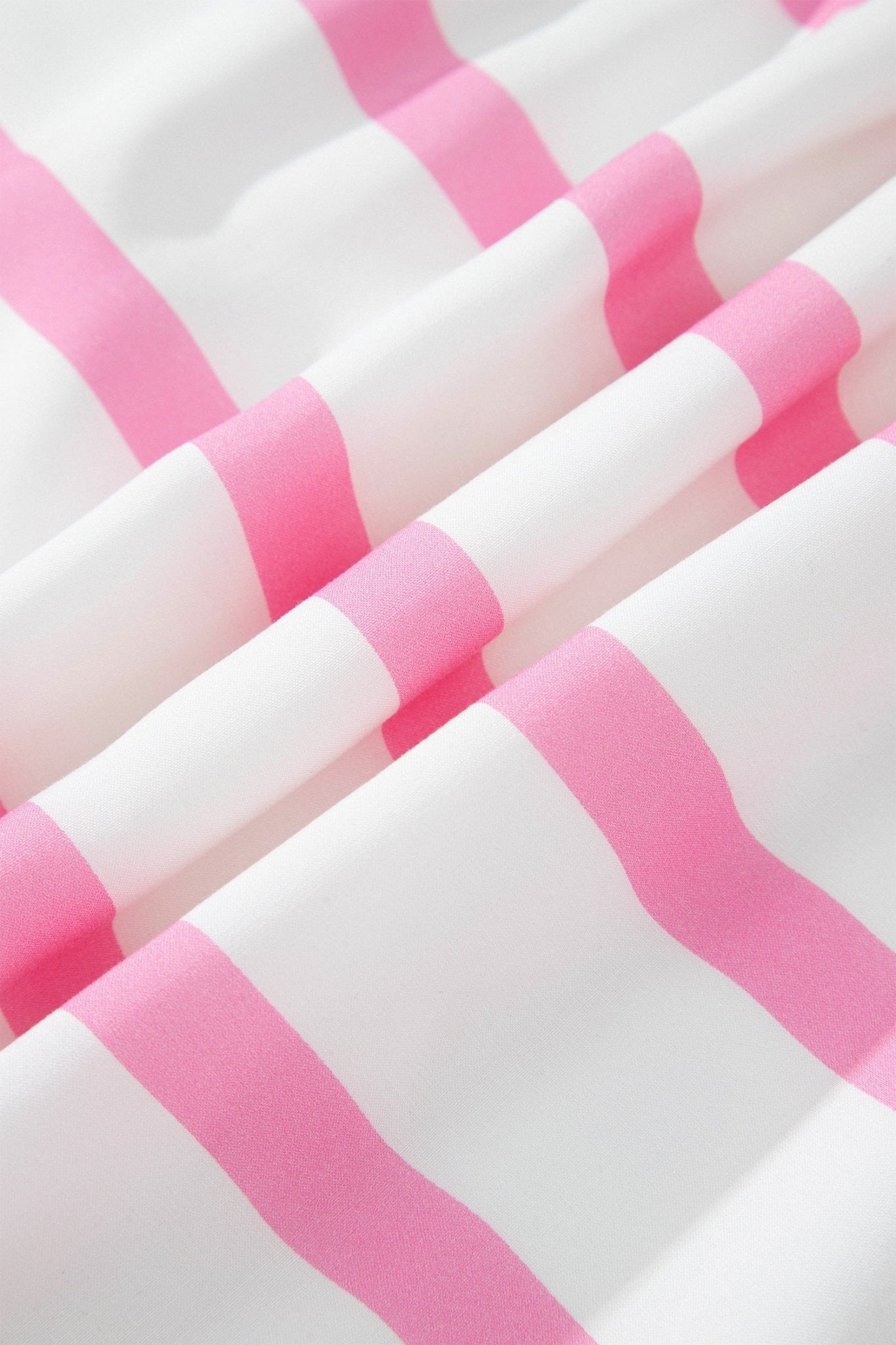 Plus Size Stripe V-Neck Tiered Maxi Dress - Rooted & Reckless Co.