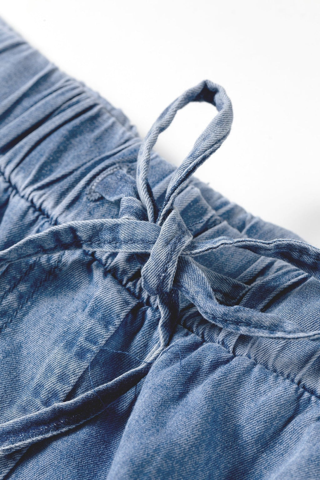 Plus Size Tiered Raw Edge Ruffle Denim Pants - Rooted & Reckless Co.