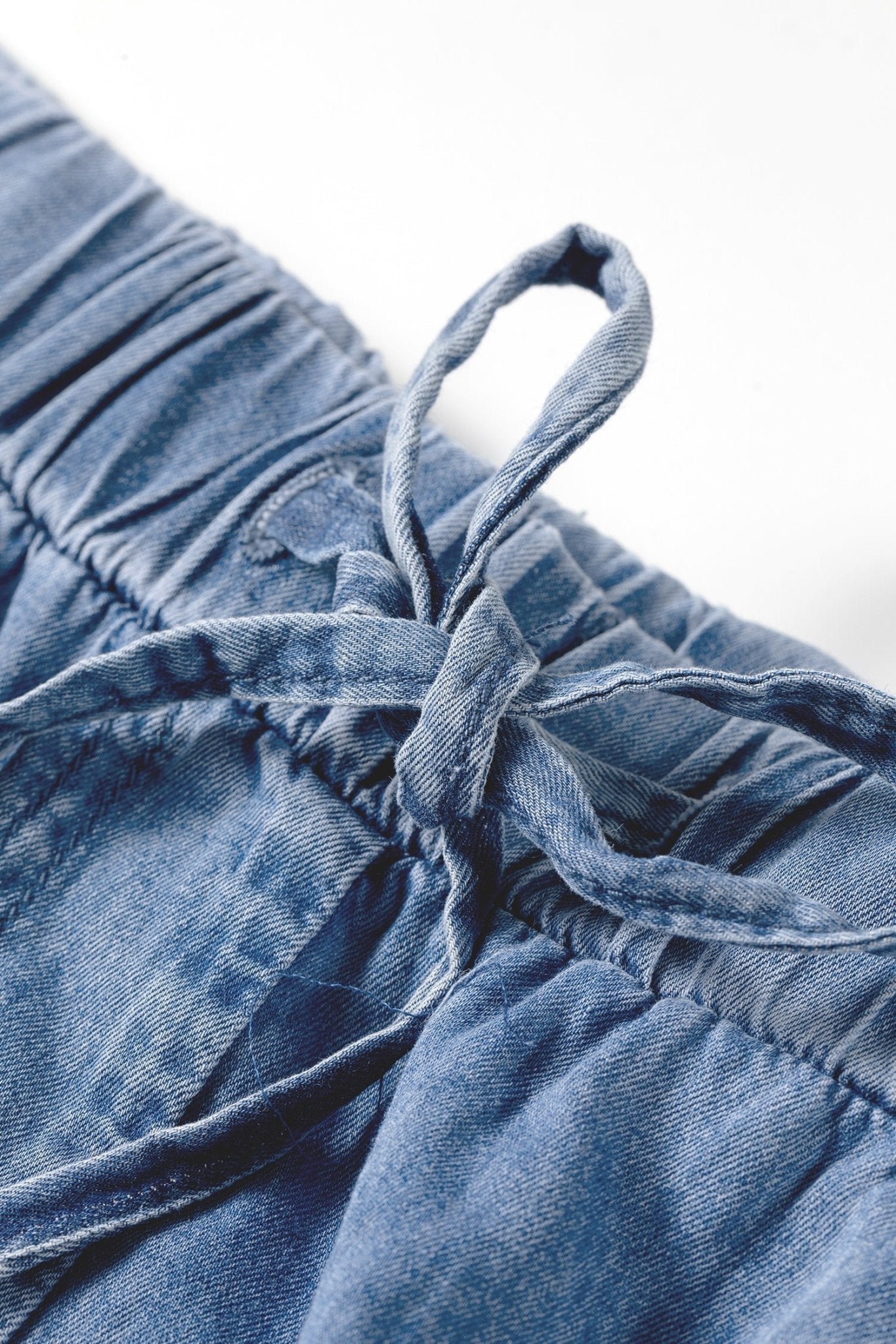 Plus Size Tiered Raw Edge Ruffle Denim Pants - Rooted & Reckless Co.