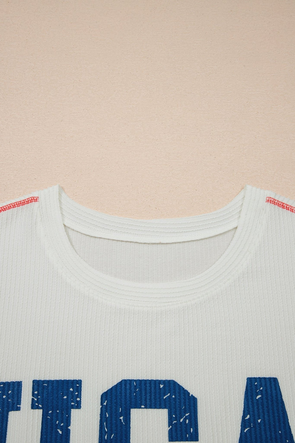 Plus Size USA Corded Knit Graphic T-Shirt - Rooted & Reckless Co.