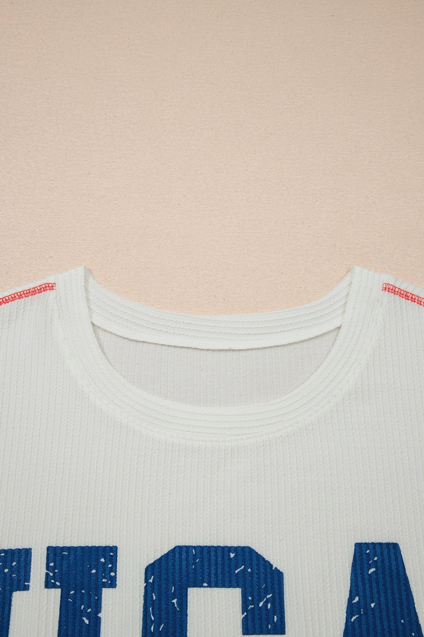 Plus Size USA Corded Knit Graphic T-Shirt - Rooted & Reckless Co.