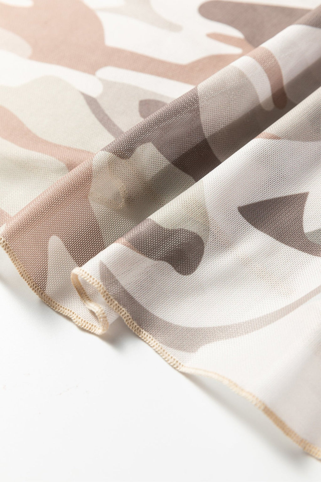 Plus Size Western Camo Mesh Long Sleeve Top - Rooted & Reckless Co.