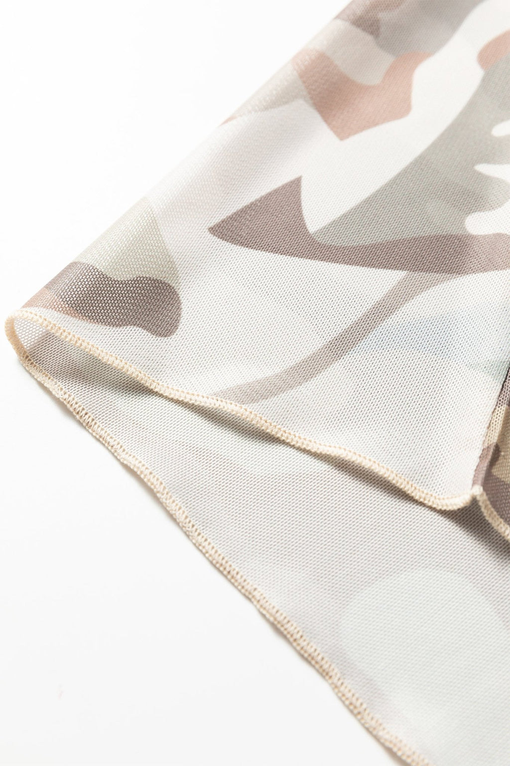 Plus Size Western Camo Mesh Long Sleeve Top - Rooted & Reckless Co.