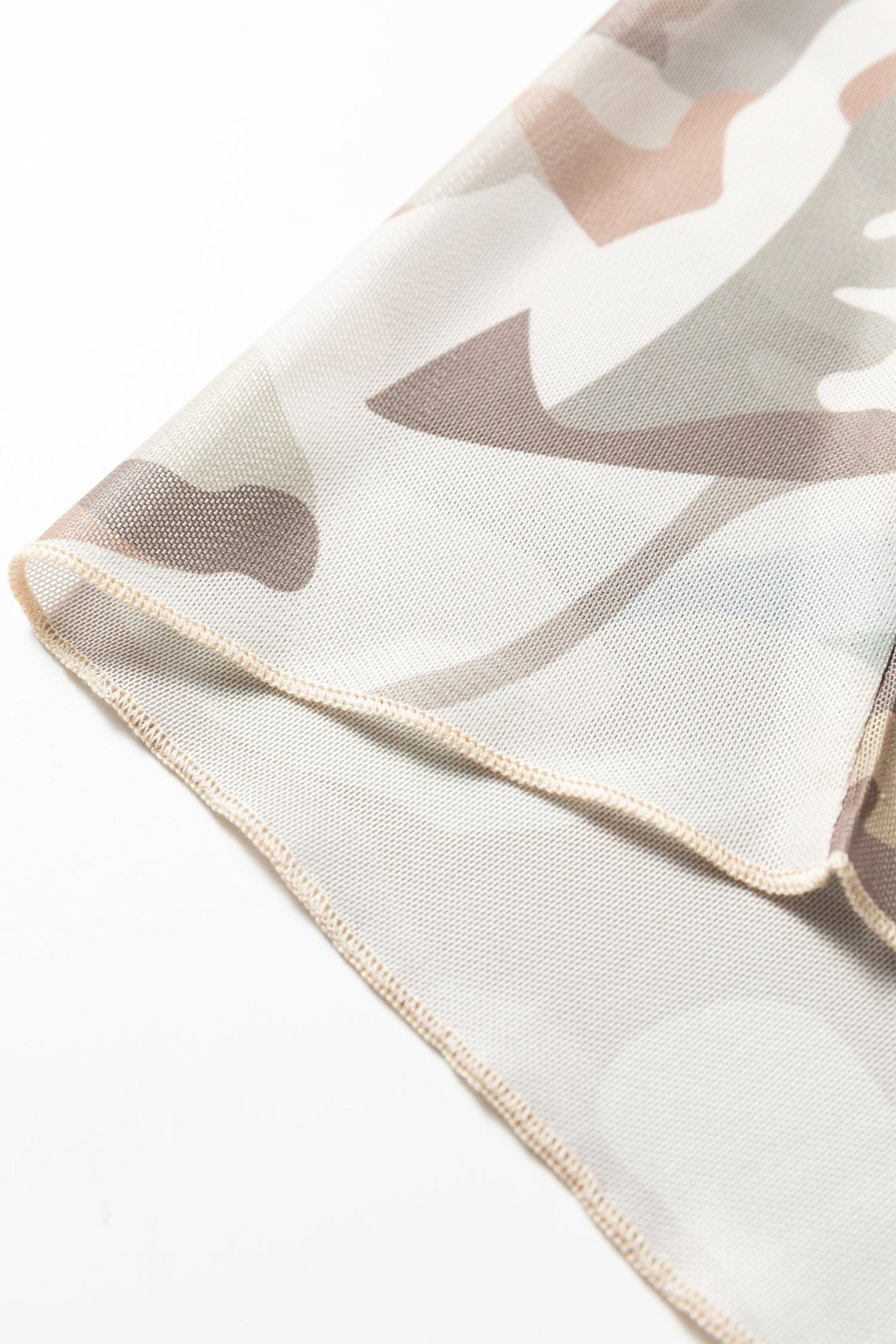 Plus Size Western Camo Mesh Long Sleeve Top - Rooted & Reckless Co.