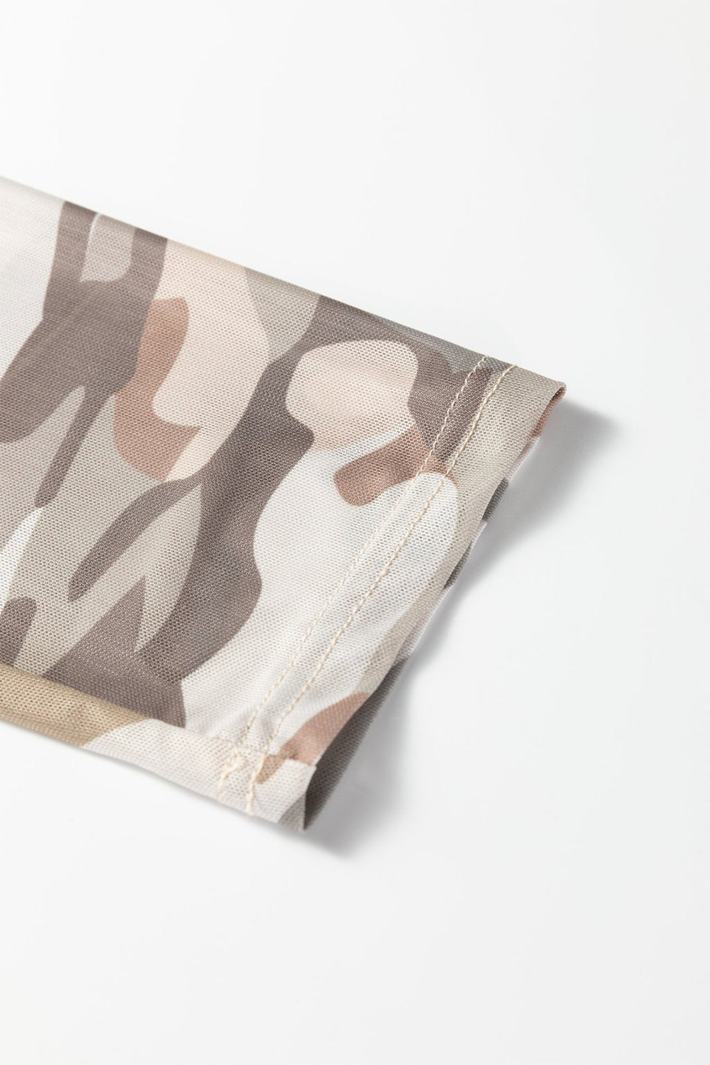 Plus Size Western Camo Mesh Long Sleeve Top - Rooted & Reckless Co.