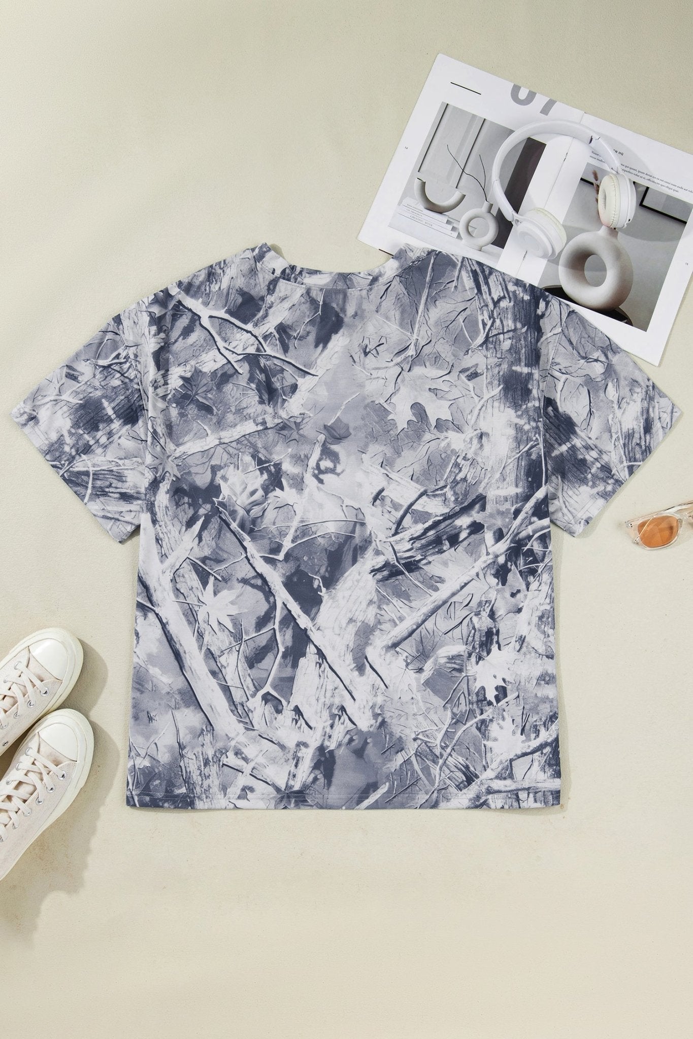 Plus Size Woodland Camo LOVE LIKE JESUS T-Shirt - Rooted & Reckless Co.