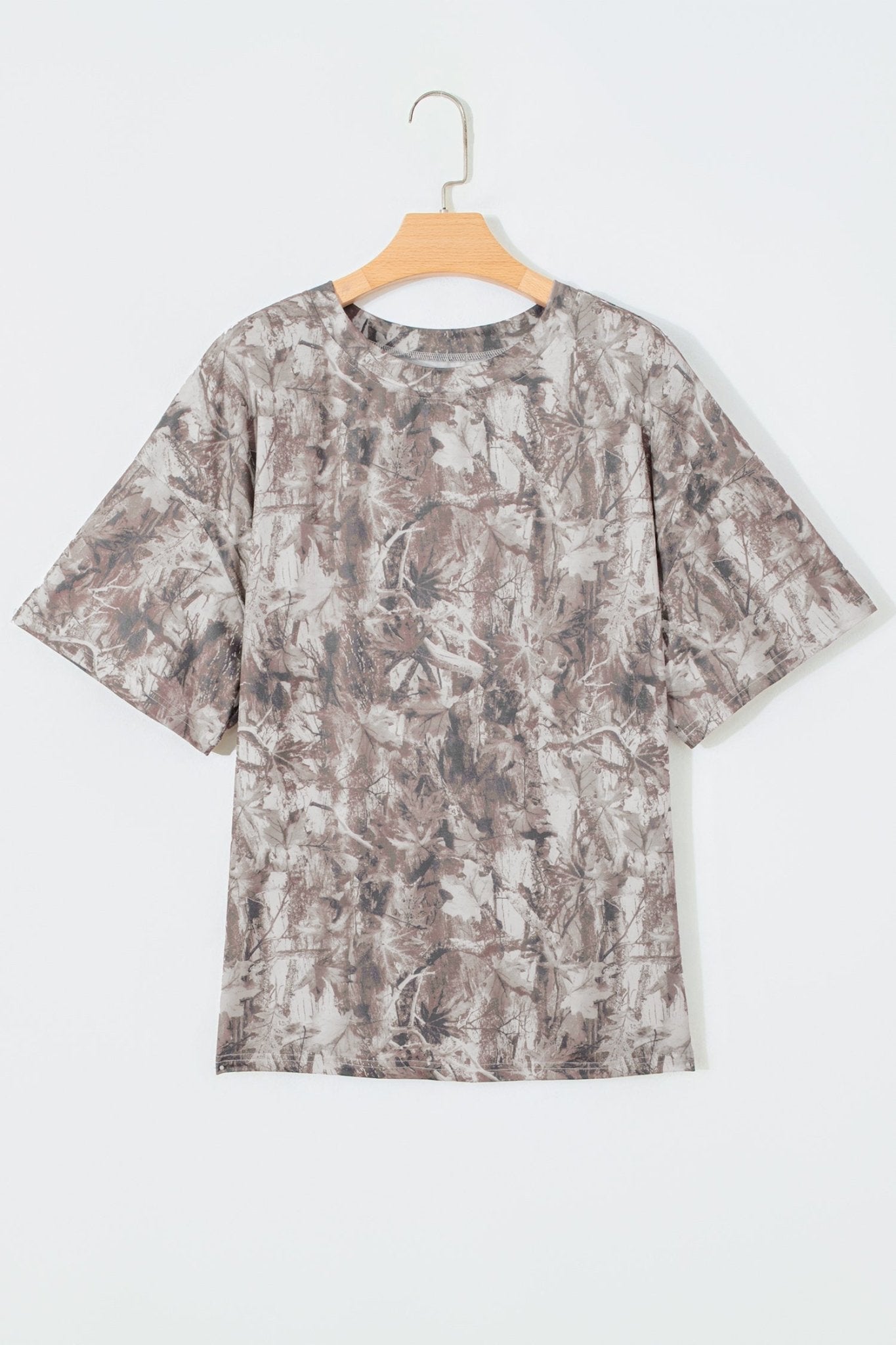 Plus Size Woodland Camo Short Sleeve T-Shirt - Rooted & Reckless Co.