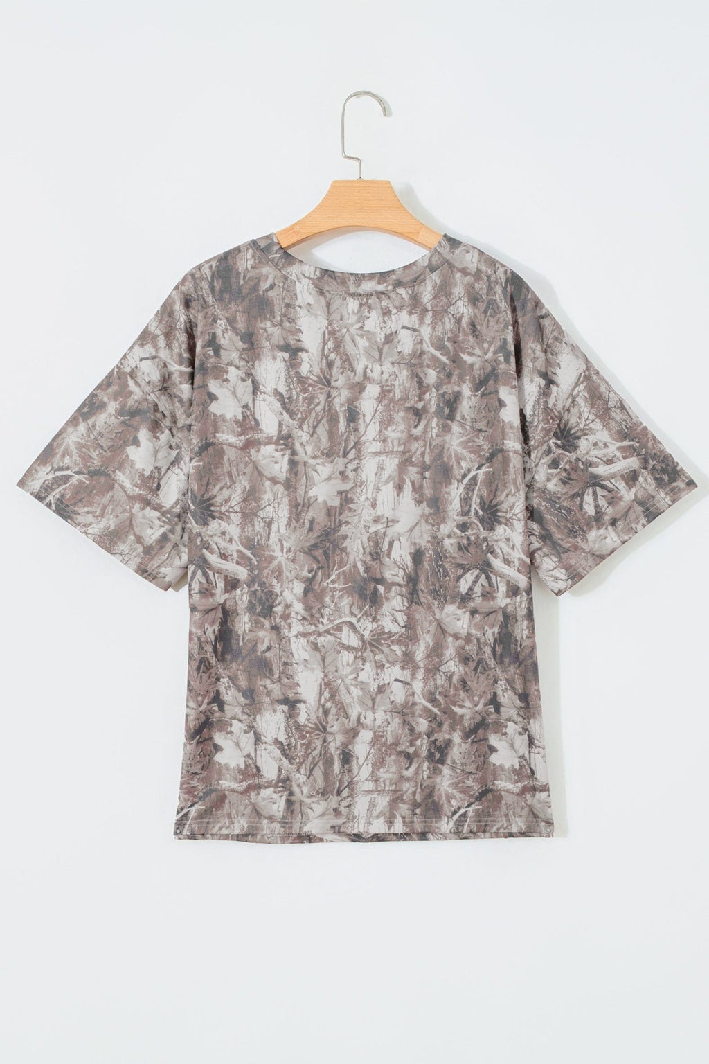 Plus Size Woodland Camo Short Sleeve T-Shirt - Rooted & Reckless Co.