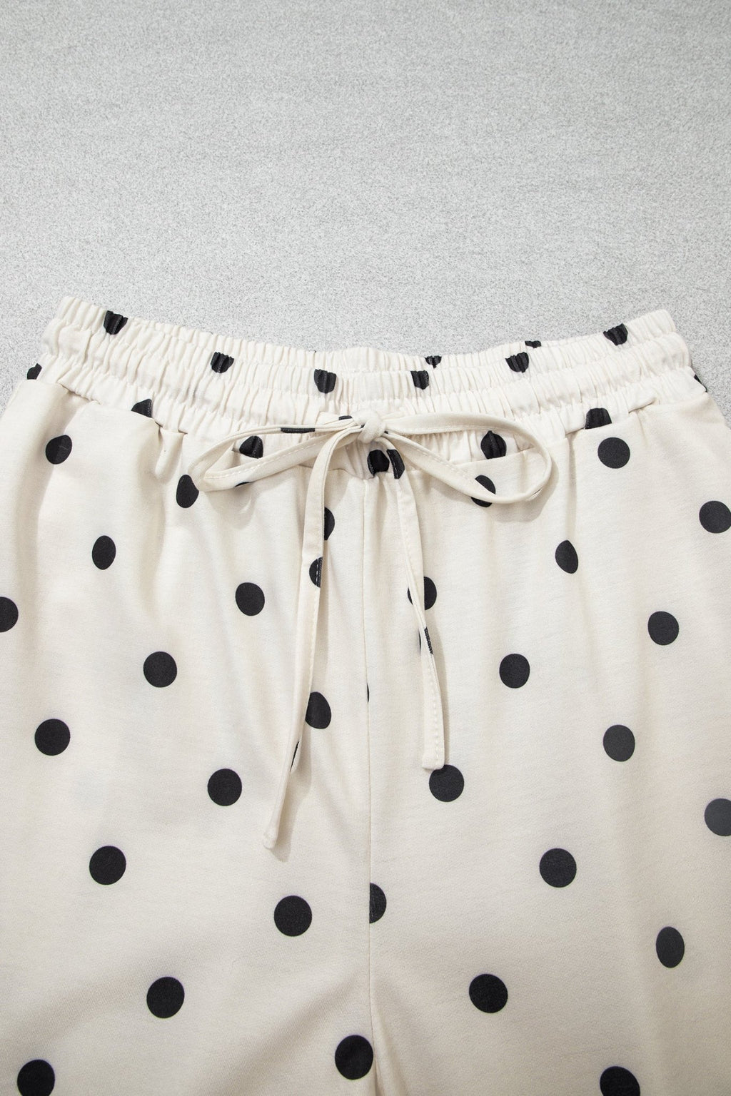 Polka Dot 3/4 Sleeve Top & Elastic Waist Pants Set - Rooted & Reckless Co.