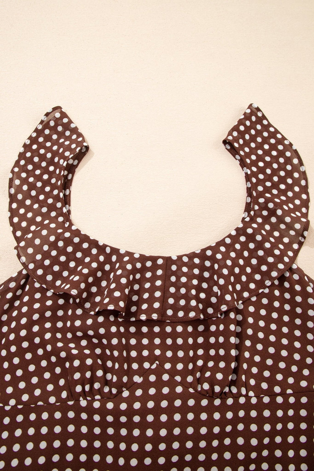 Polka Dot Backless Ruffle Tiered Maxi Dress - Rooted & Reckless Co.