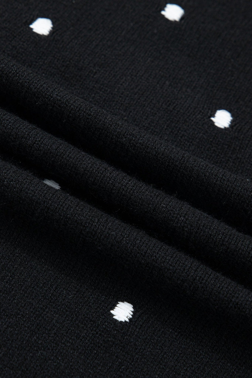 Polka Dot Bubble Short Sleeve Sweater - Rooted & Reckless Co.