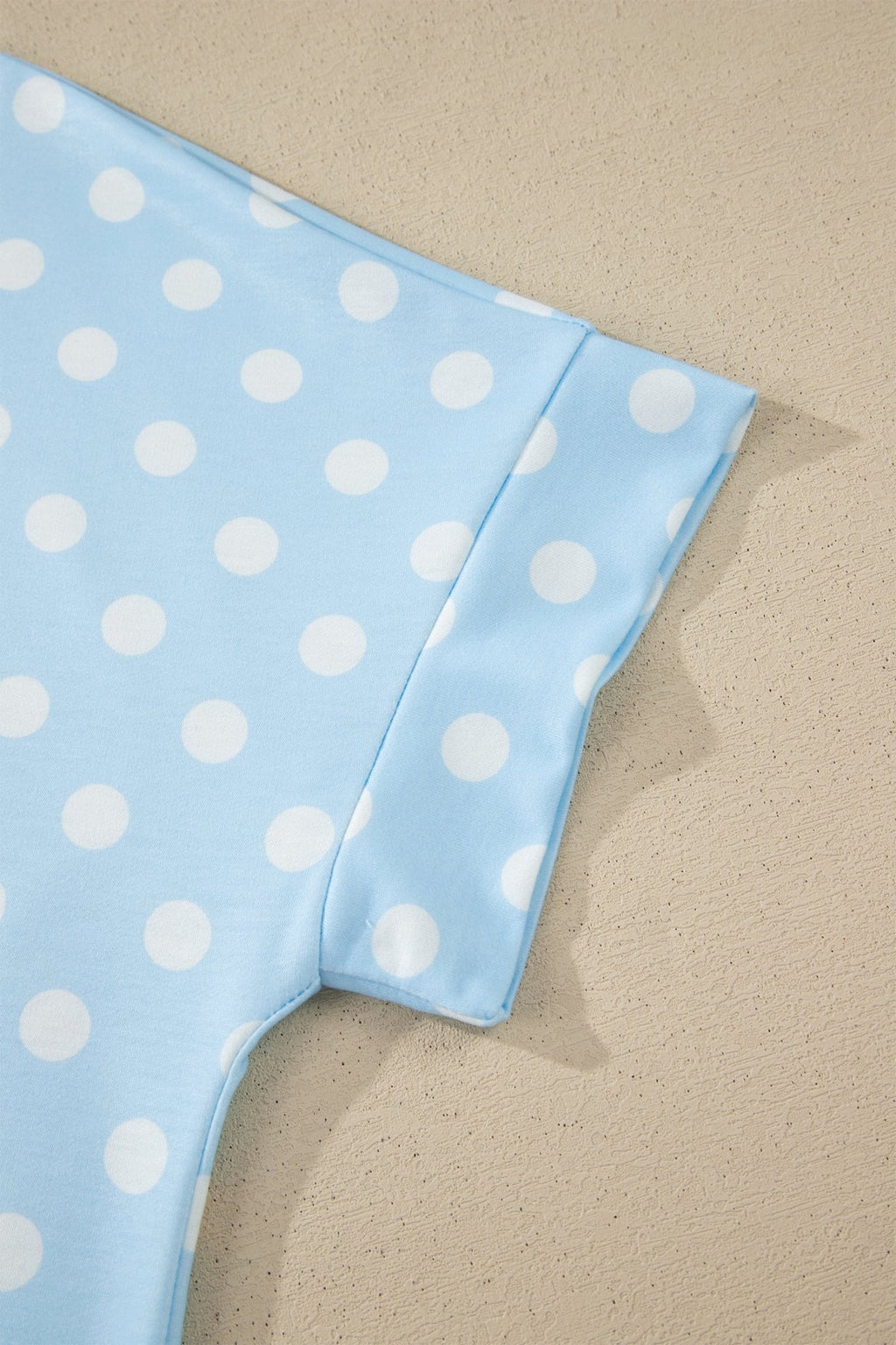Polka Dot Colorblock Mock Neck & Shorts Set - Rooted & Reckless Co.