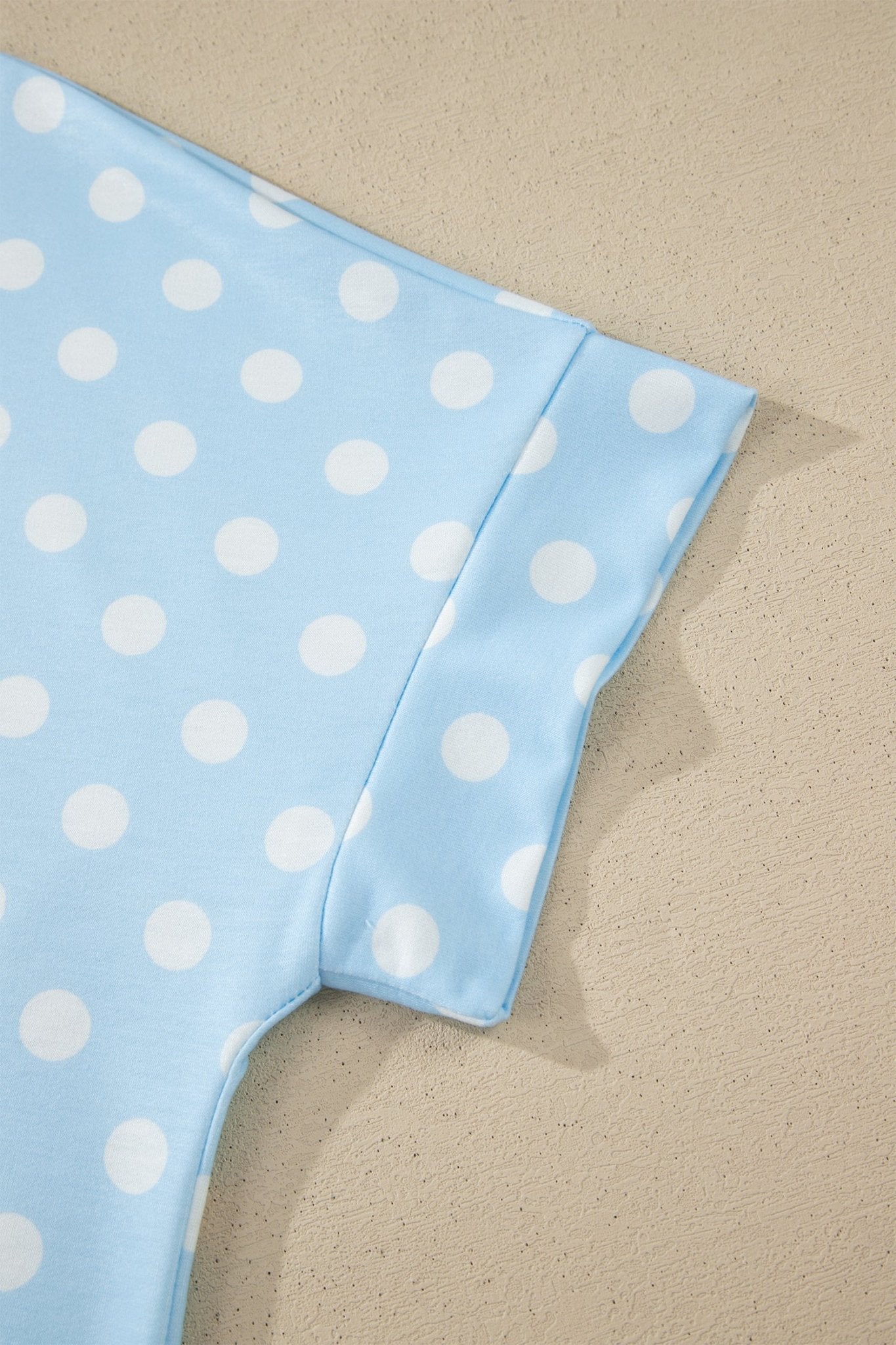 Polka Dot Colorblock Mock Neck & Shorts Set - Rooted & Reckless Co.