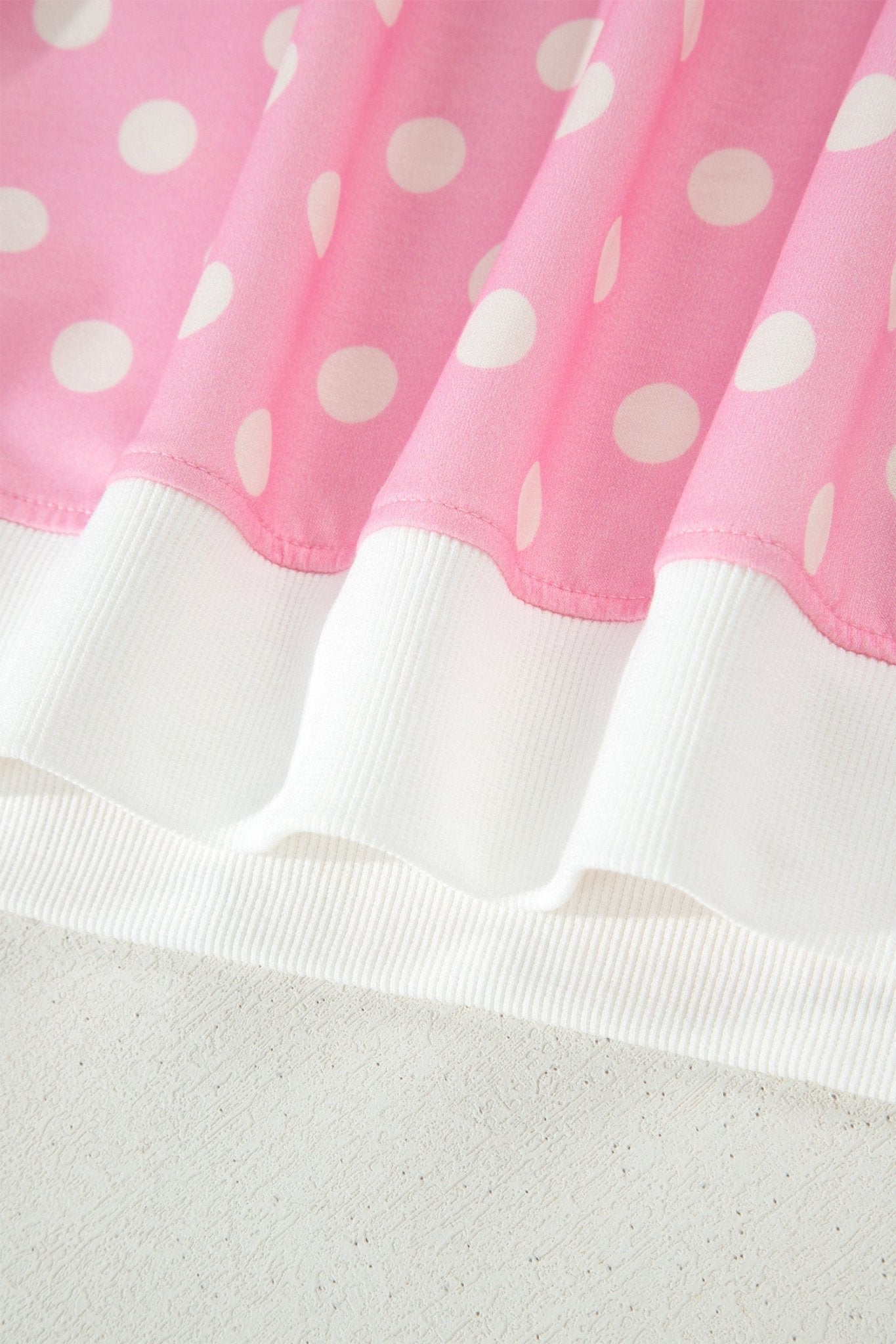 Polka Dot Colorblock Mock Neck & Shorts Set - Rooted & Reckless Co.