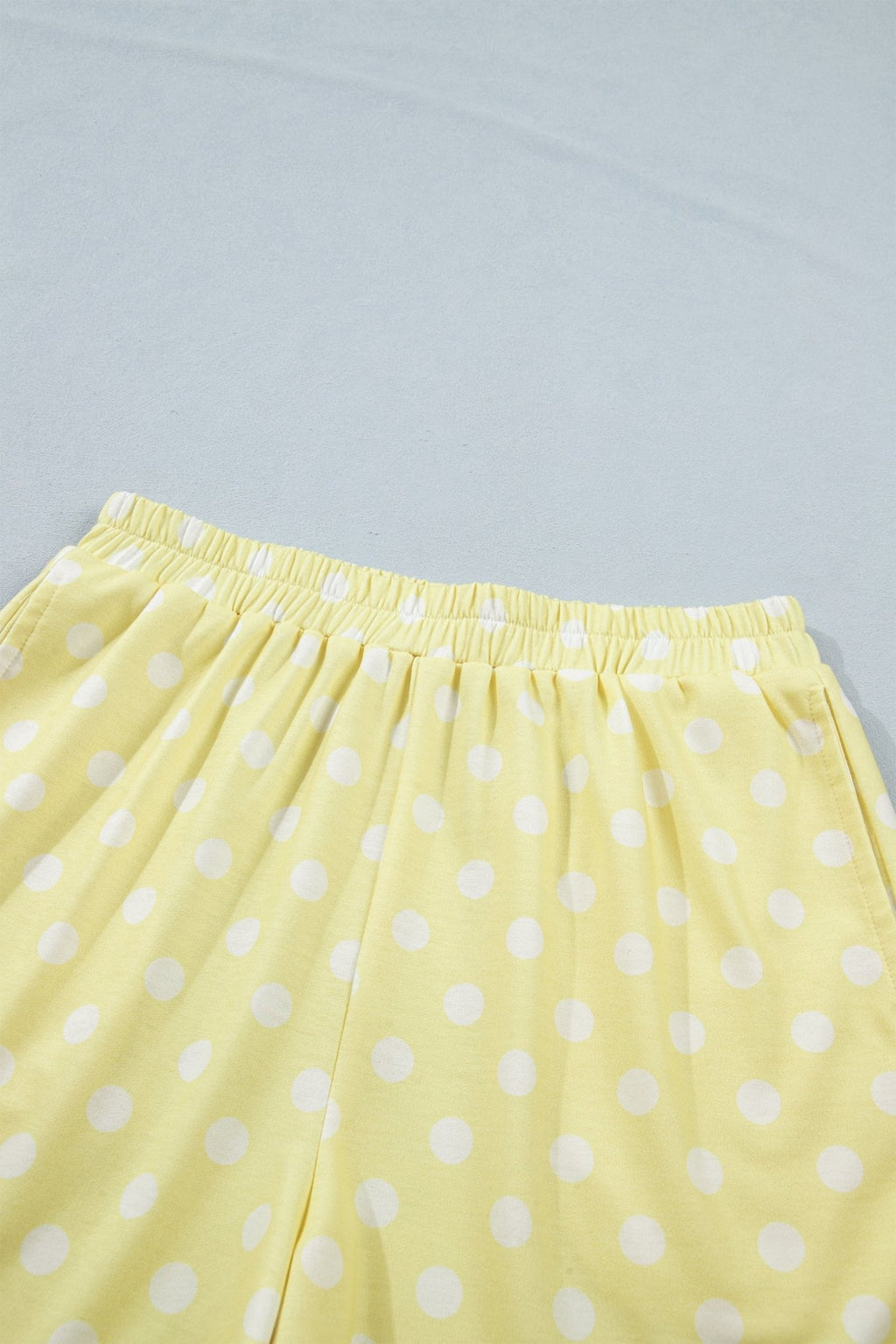 Polka Dot Colorblock Mock Neck & Shorts Set - Rooted & Reckless Co.