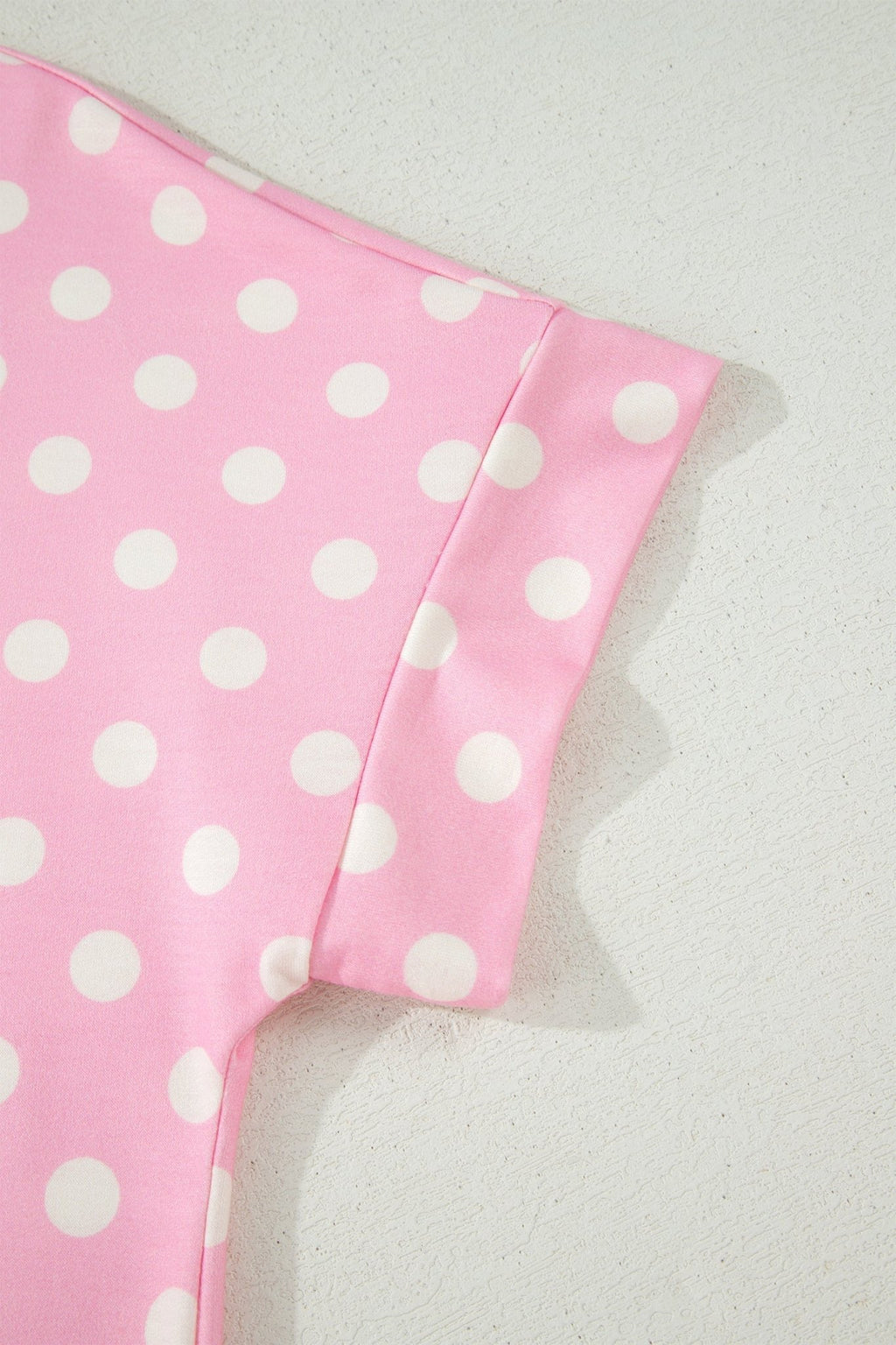 Polka Dot Colorblock Mock Neck & Shorts Set - Rooted & Reckless Co.