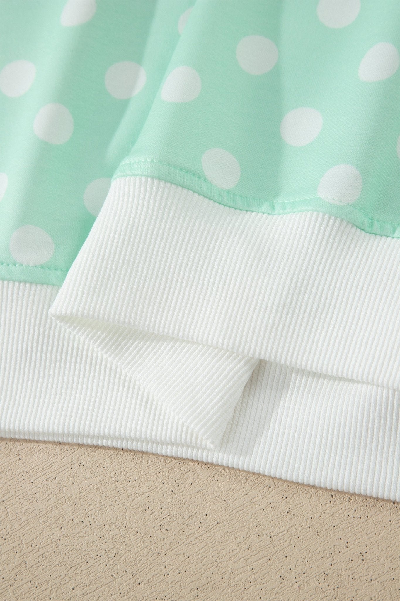 Polka Dot Colorblock Mock Neck & Shorts Set - Rooted & Reckless Co.
