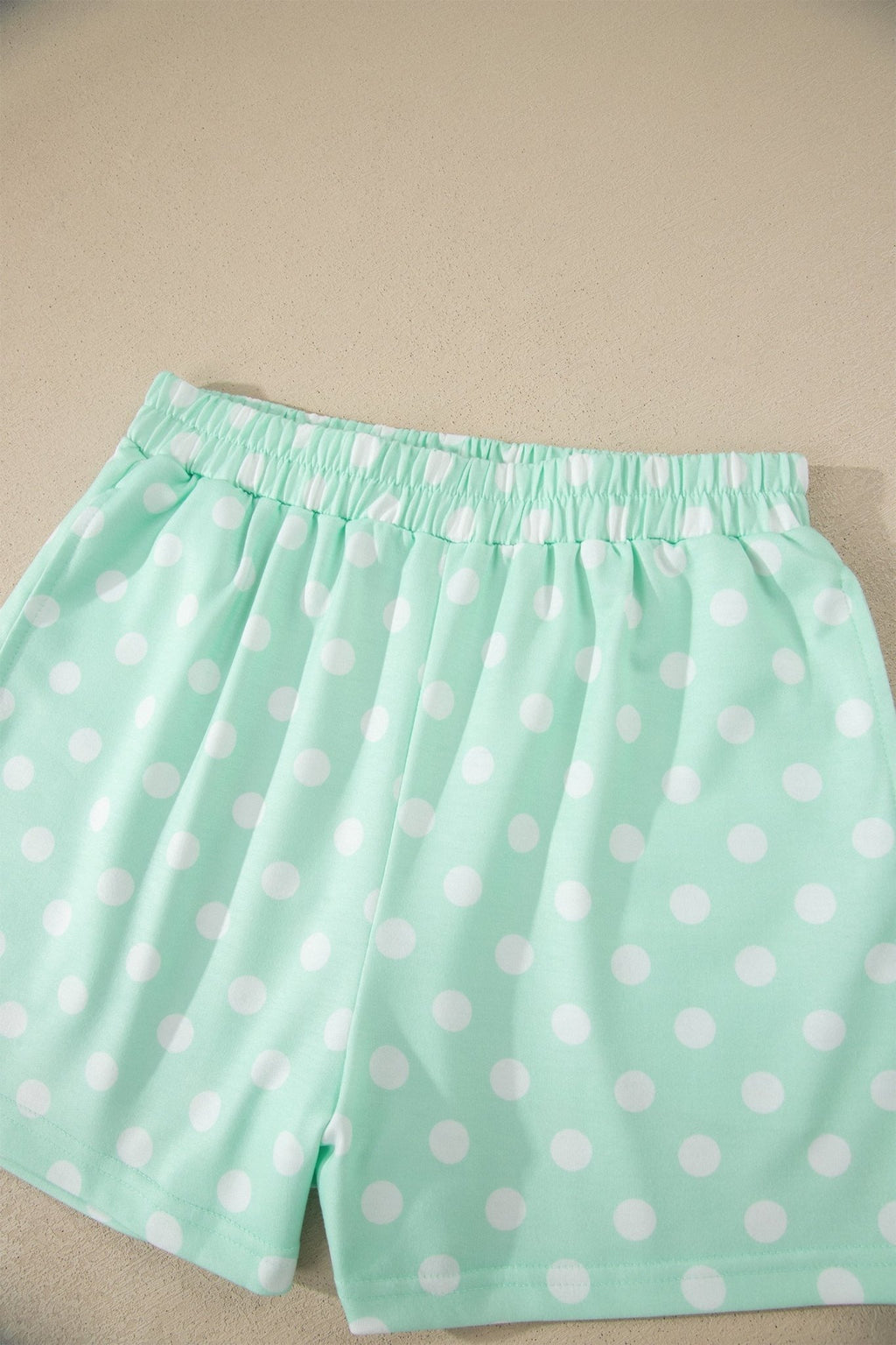 Polka Dot Colorblock Mock Neck & Shorts Set - Rooted & Reckless Co.
