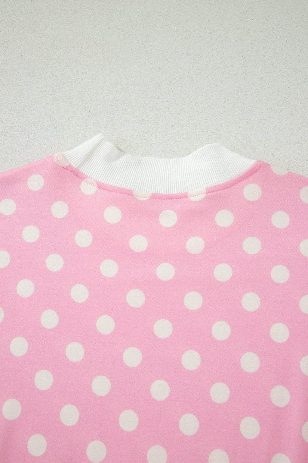 Polka Dot Colorblock Mock Neck & Shorts Set - Rooted & Reckless Co.