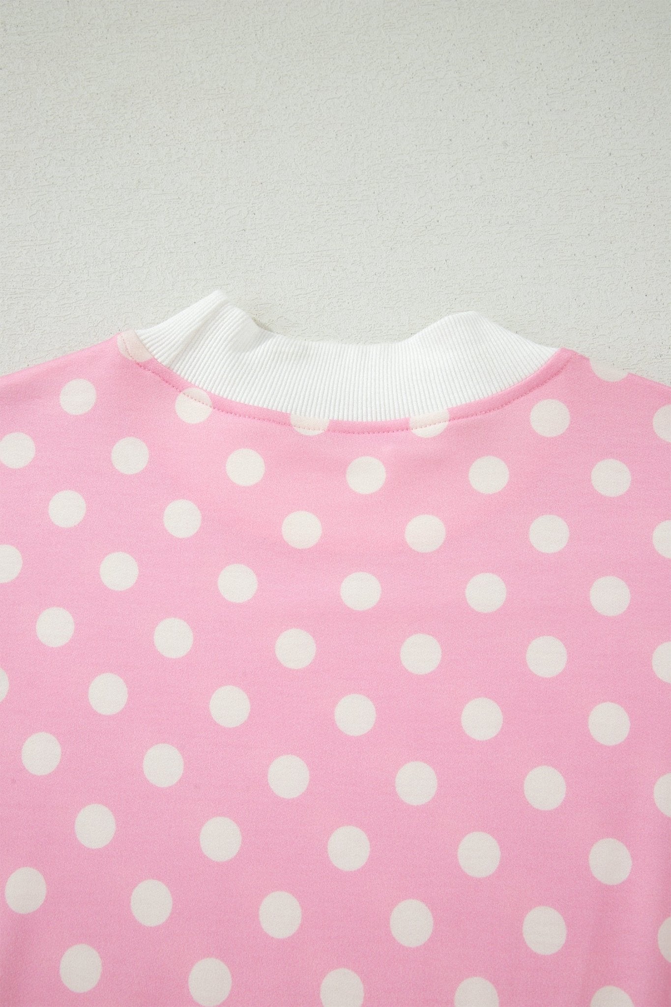 Polka Dot Colorblock Mock Neck & Shorts Set - Rooted & Reckless Co.