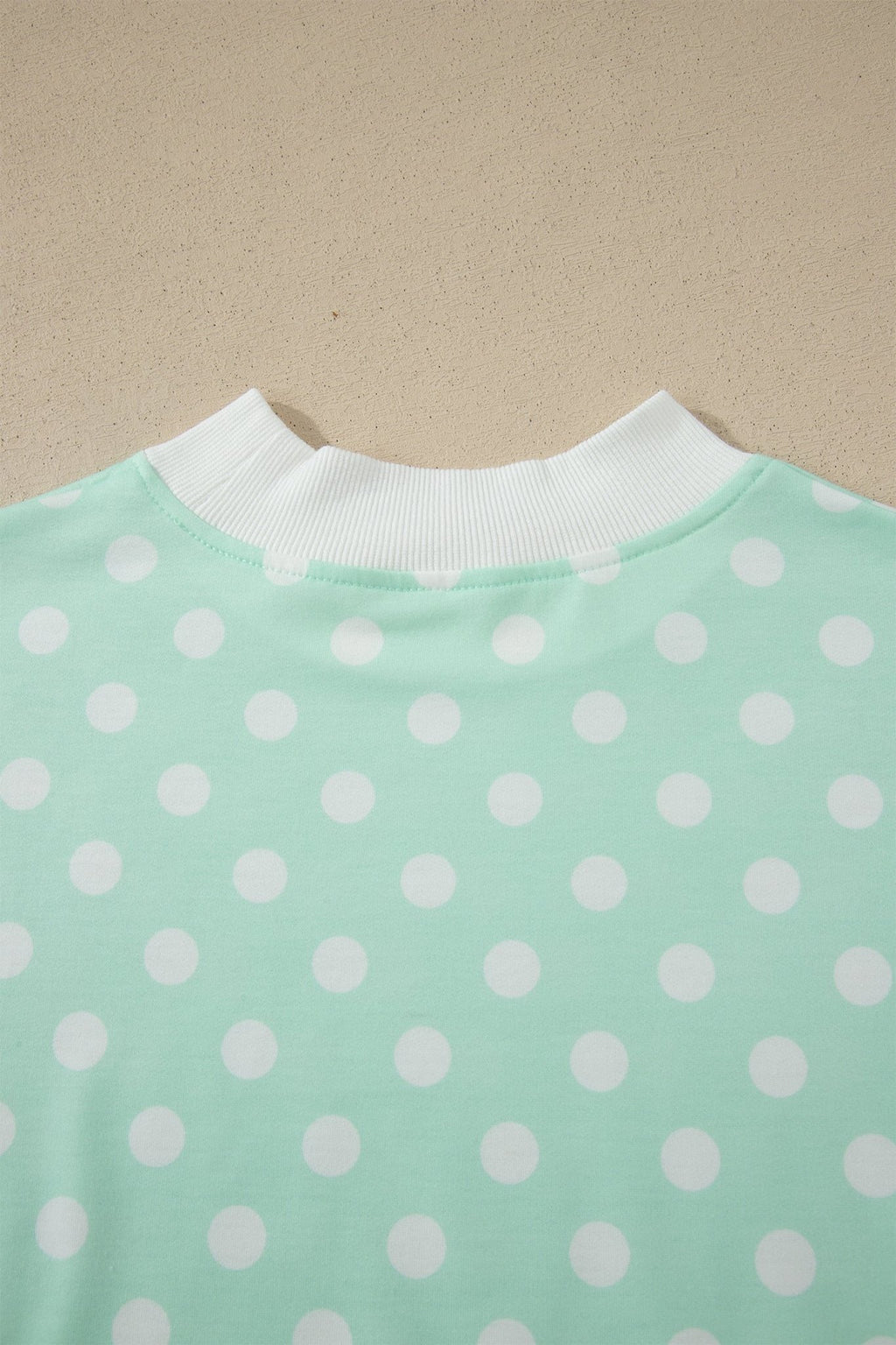 Polka Dot Colorblock Mock Neck & Shorts Set - Rooted & Reckless Co.