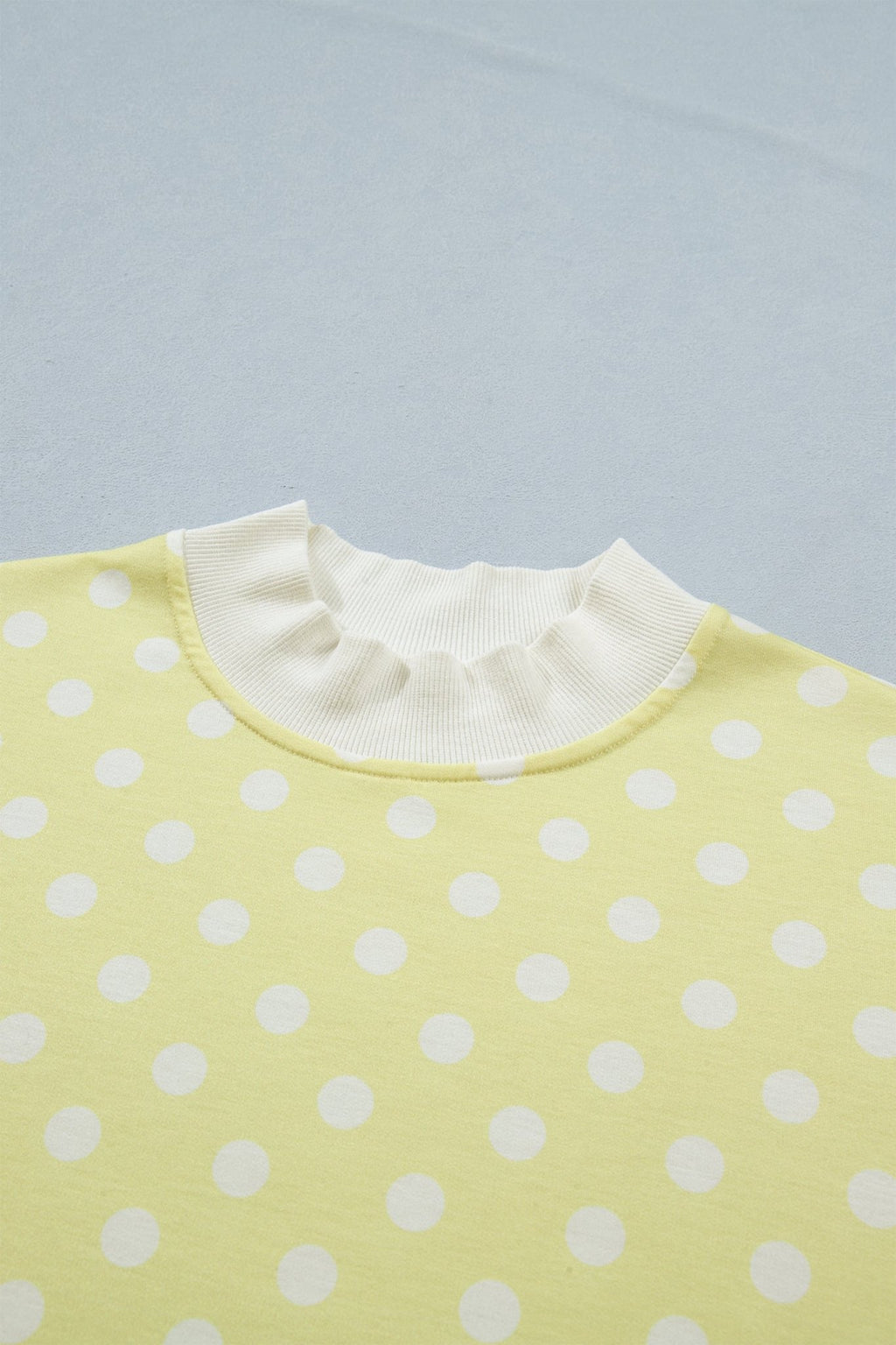 Polka Dot Colorblock Mock Neck & Shorts Set - Rooted & Reckless Co.