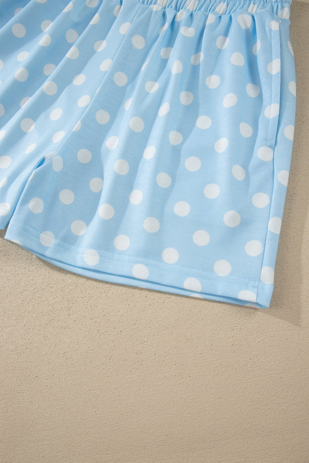 Polka Dot Colorblock Mock Neck & Shorts Set - Rooted & Reckless Co.