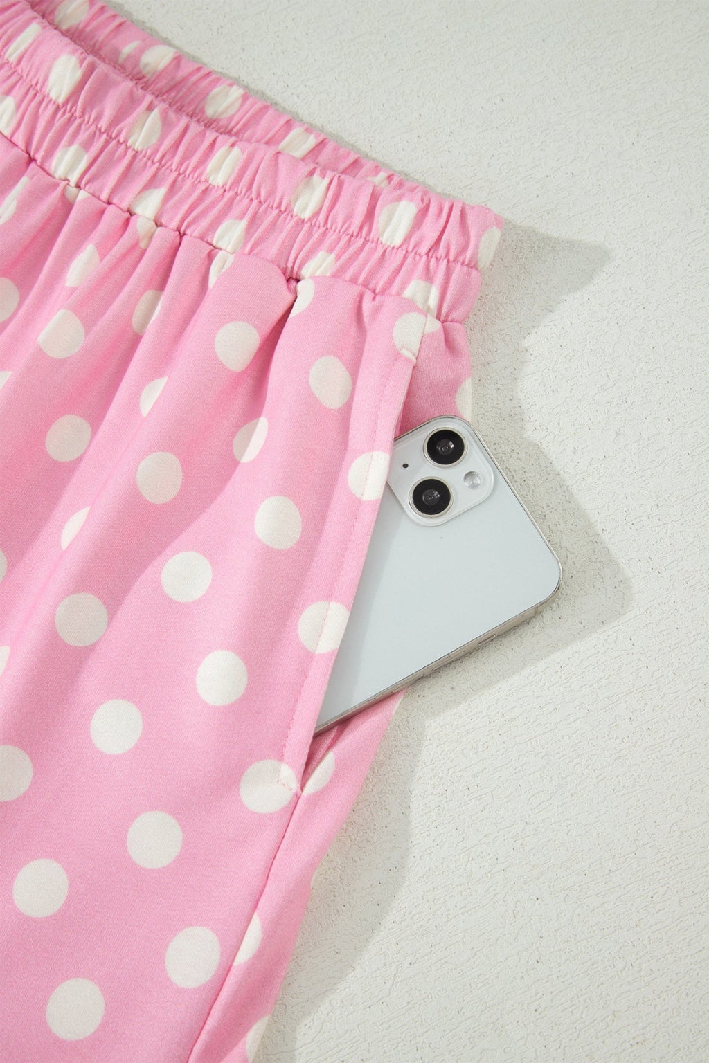 Polka Dot Colorblock Mock Neck & Shorts Set - Rooted & Reckless Co.
