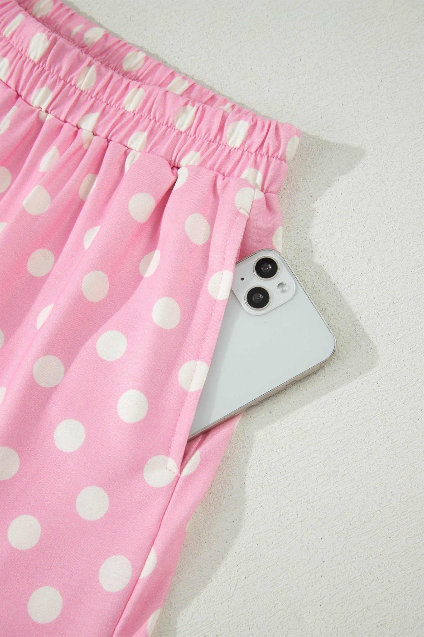 Polka Dot Colorblock Mock Neck & Shorts Set - Rooted & Reckless Co.