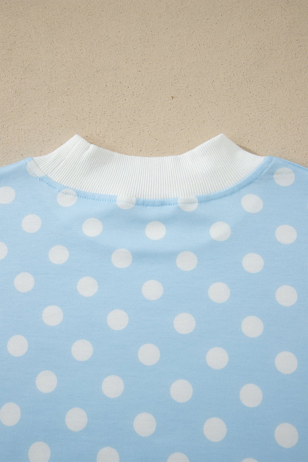 Polka Dot Colorblock Mock Neck & Shorts Set - Rooted & Reckless Co.