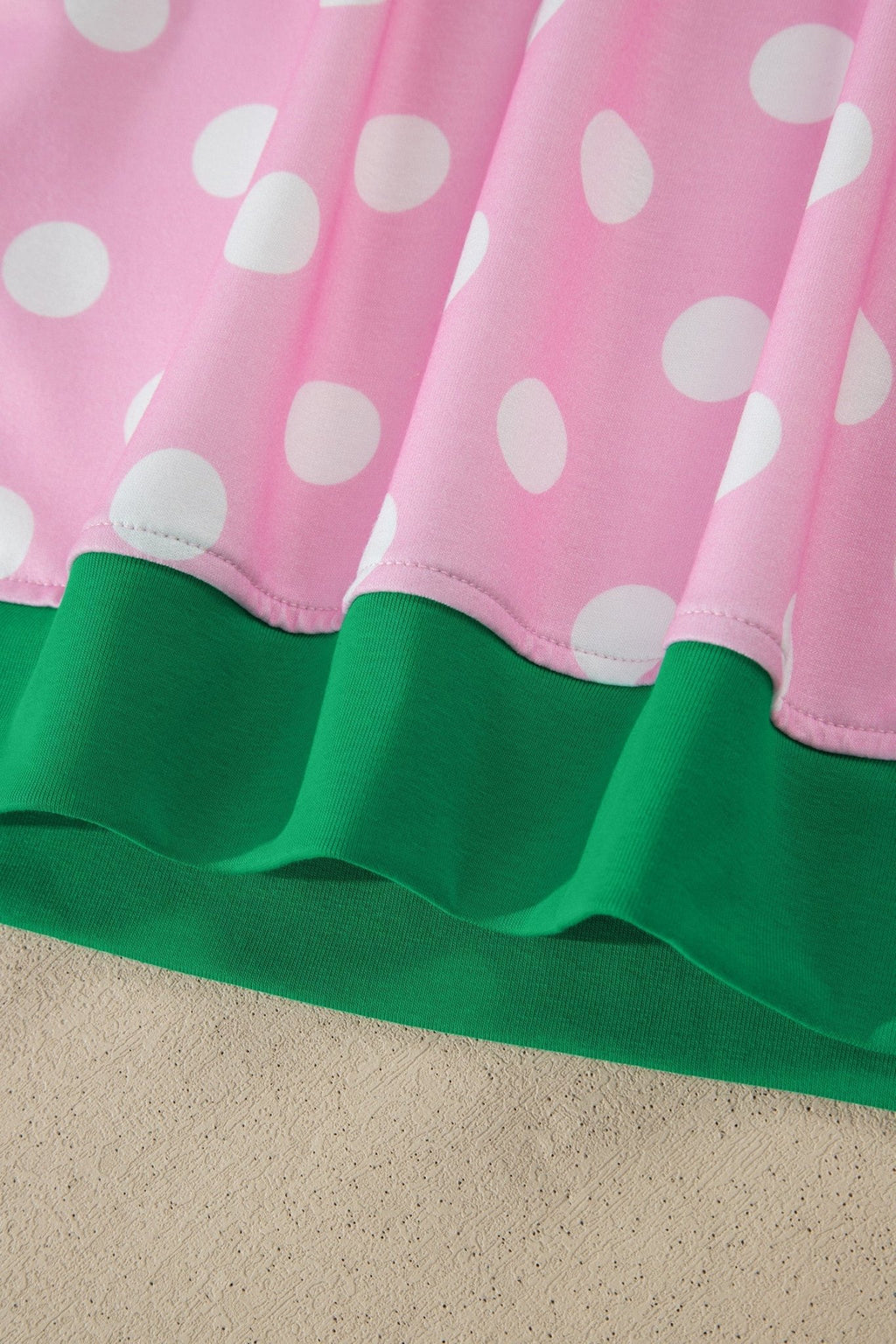 Polka Dot Contrast Trim Top & Short Set - Rooted & Reckless Co.