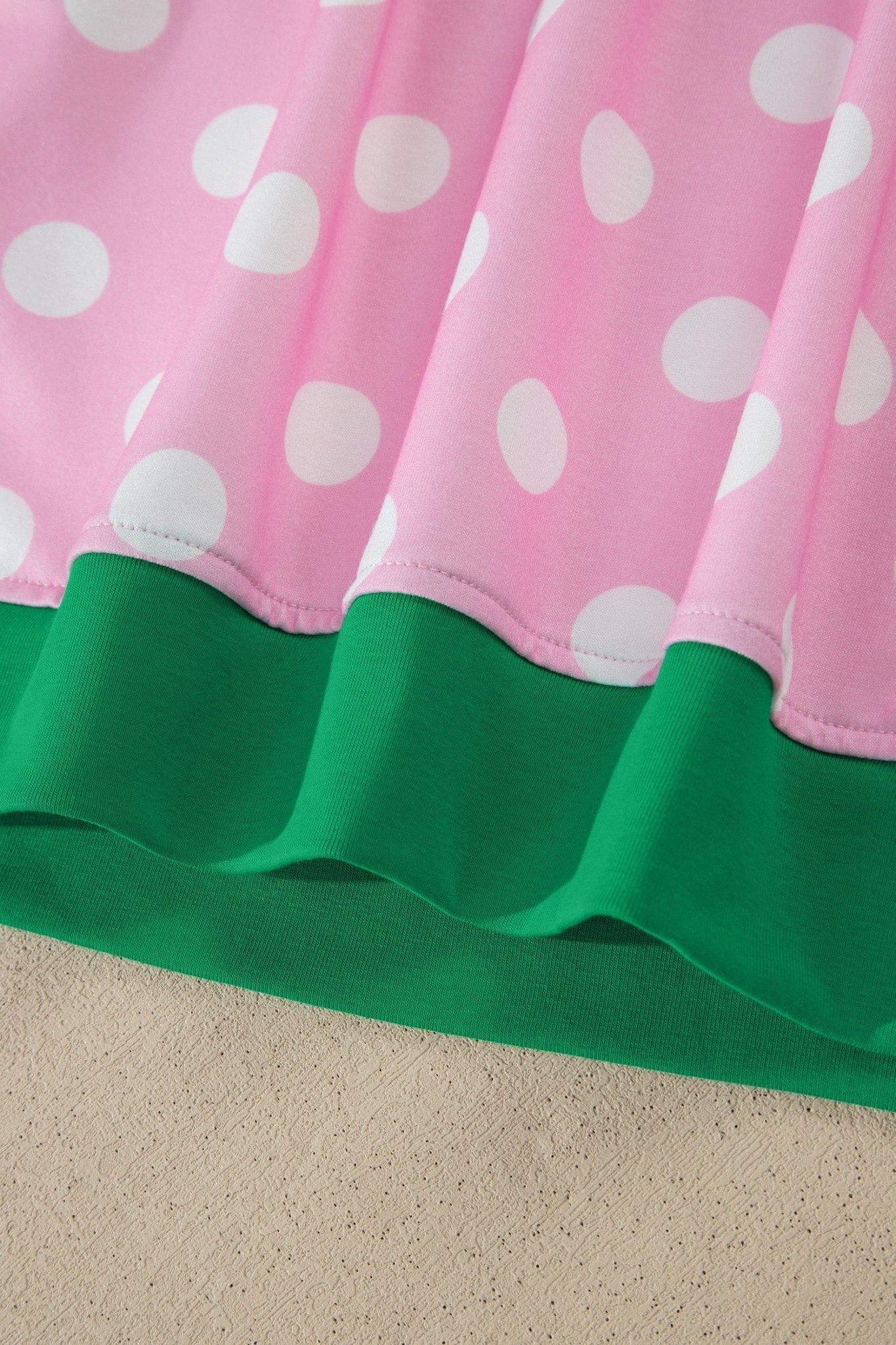 Polka Dot Contrast Trim Top & Short Set - Rooted & Reckless Co.