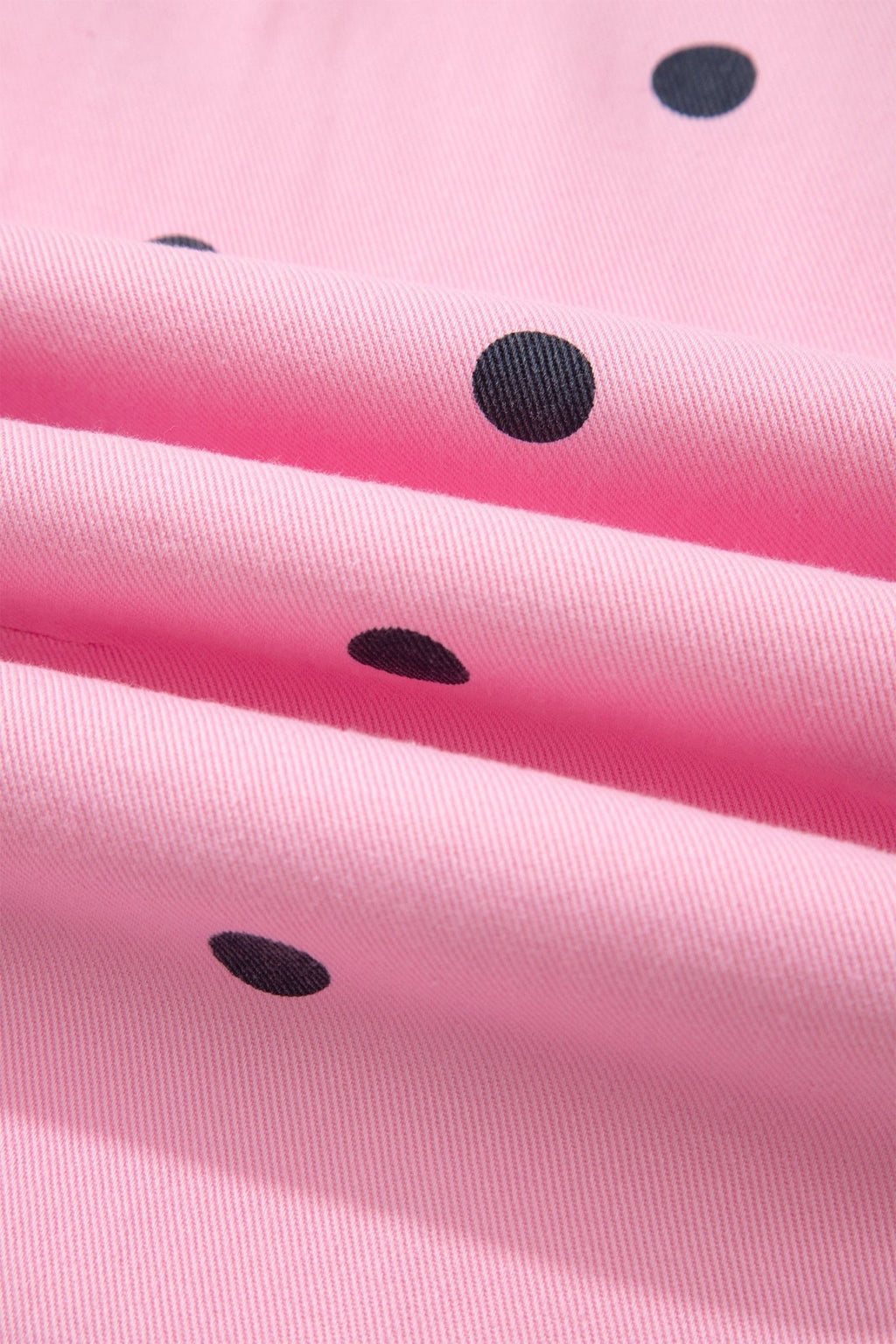 Polka Dot Denim Barrel Leg Overalls Jumpsuit - Rooted & Reckless Co.